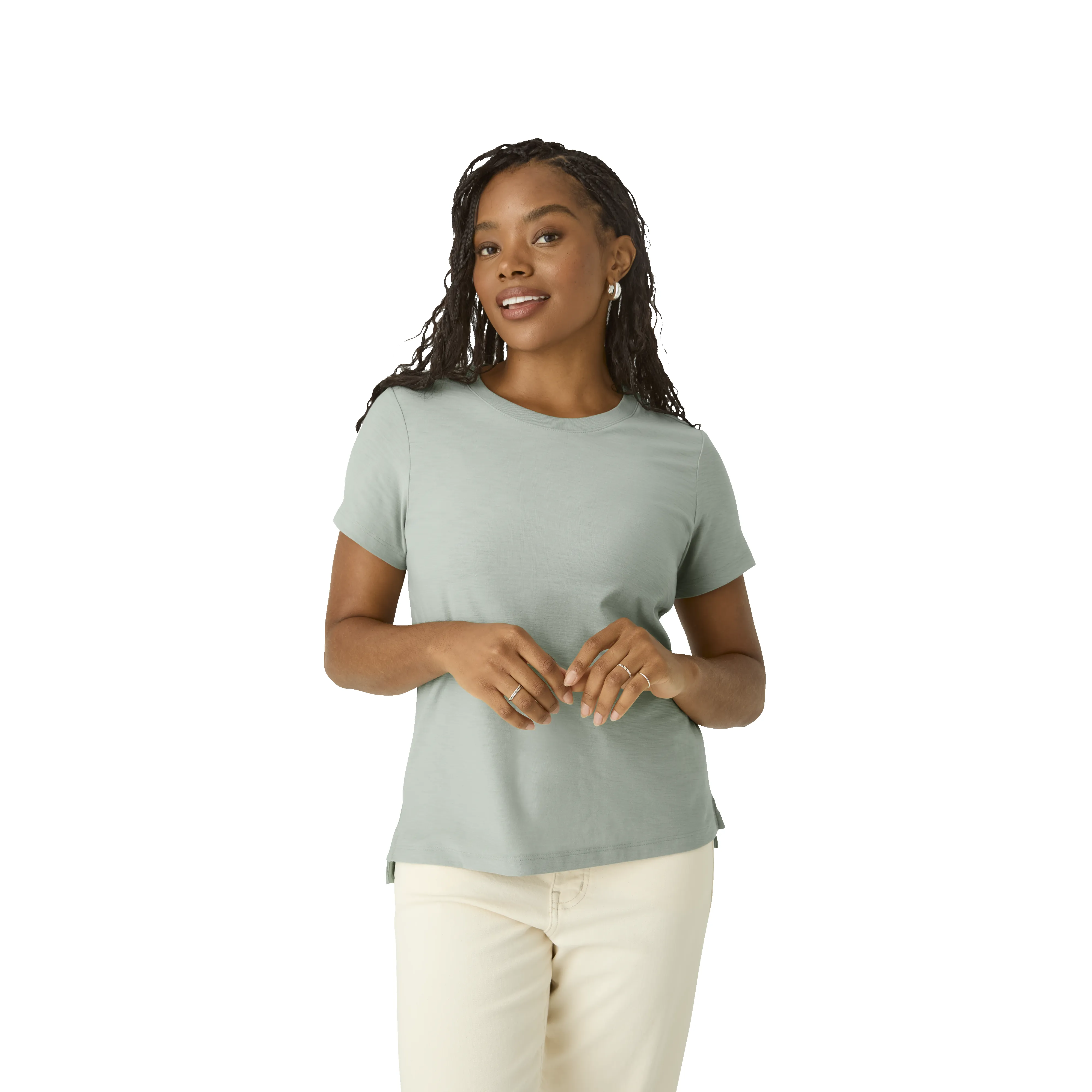 Women's Air Slub Crew Neck T-Shirt sold by Bombas product image thumbnail 3