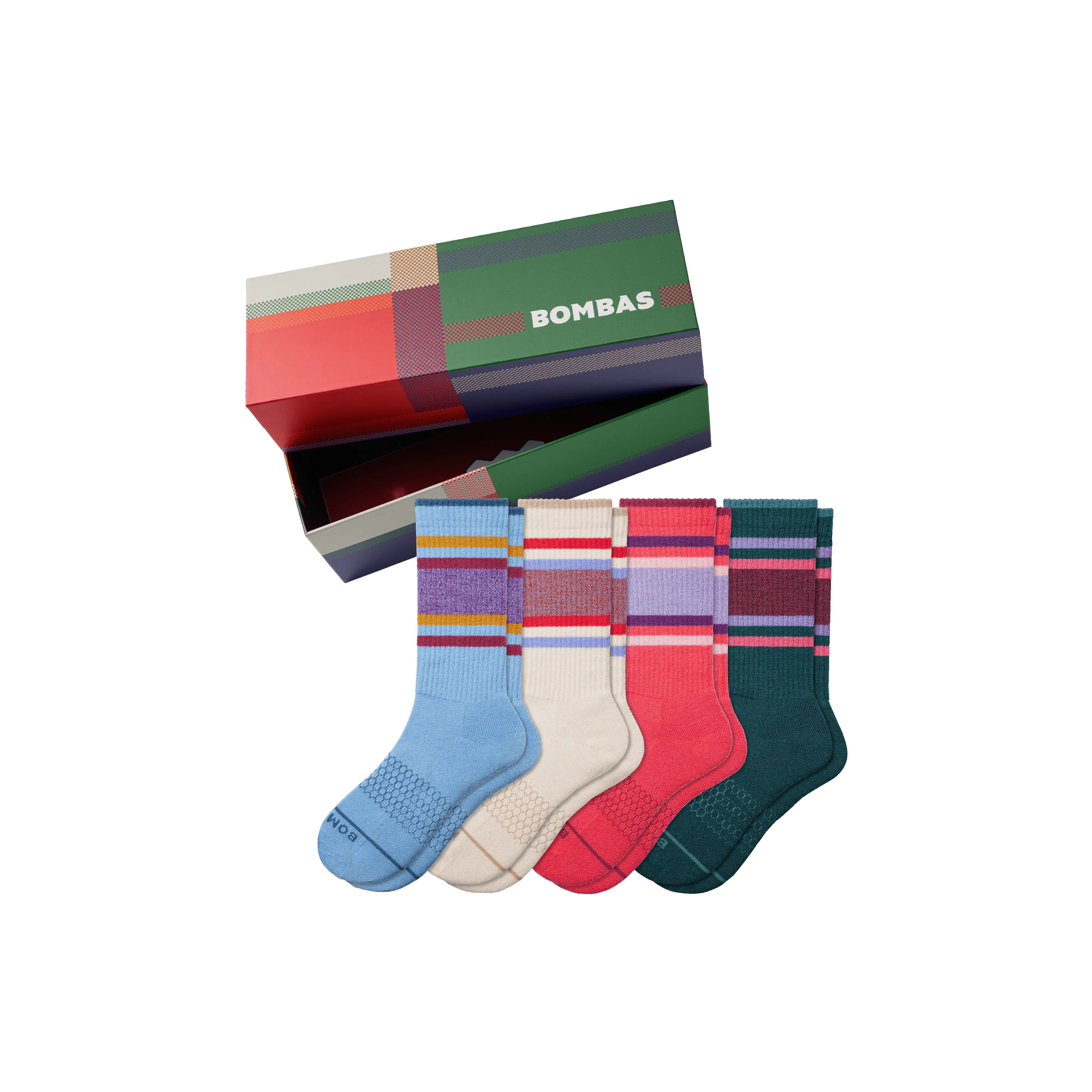 Women's Merino Wool Blend Calf Sock 4-Pack Gift Box sold by Bombas