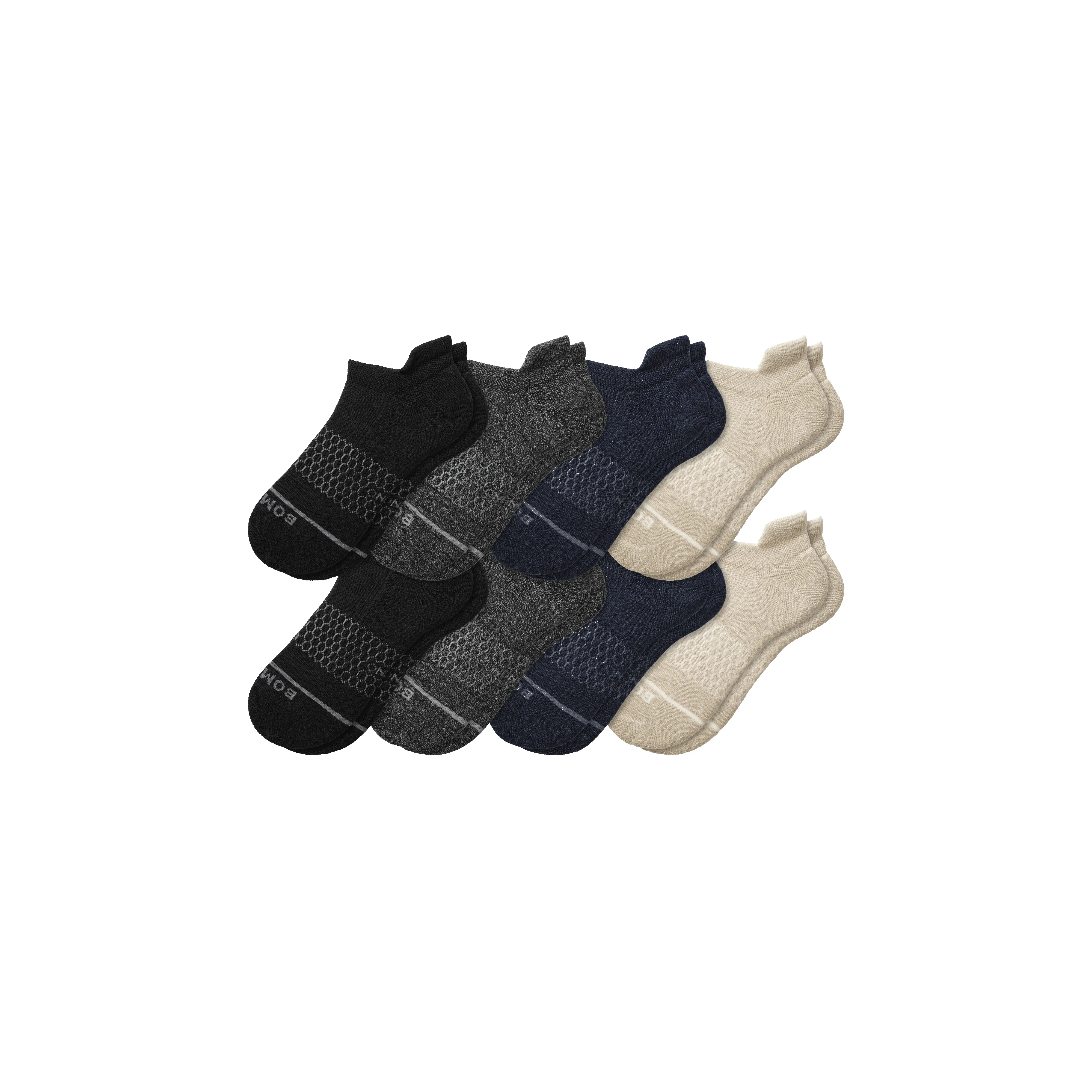 Men's Merino Wool Blend Ankle Sock 8-Pack sold by Bombas