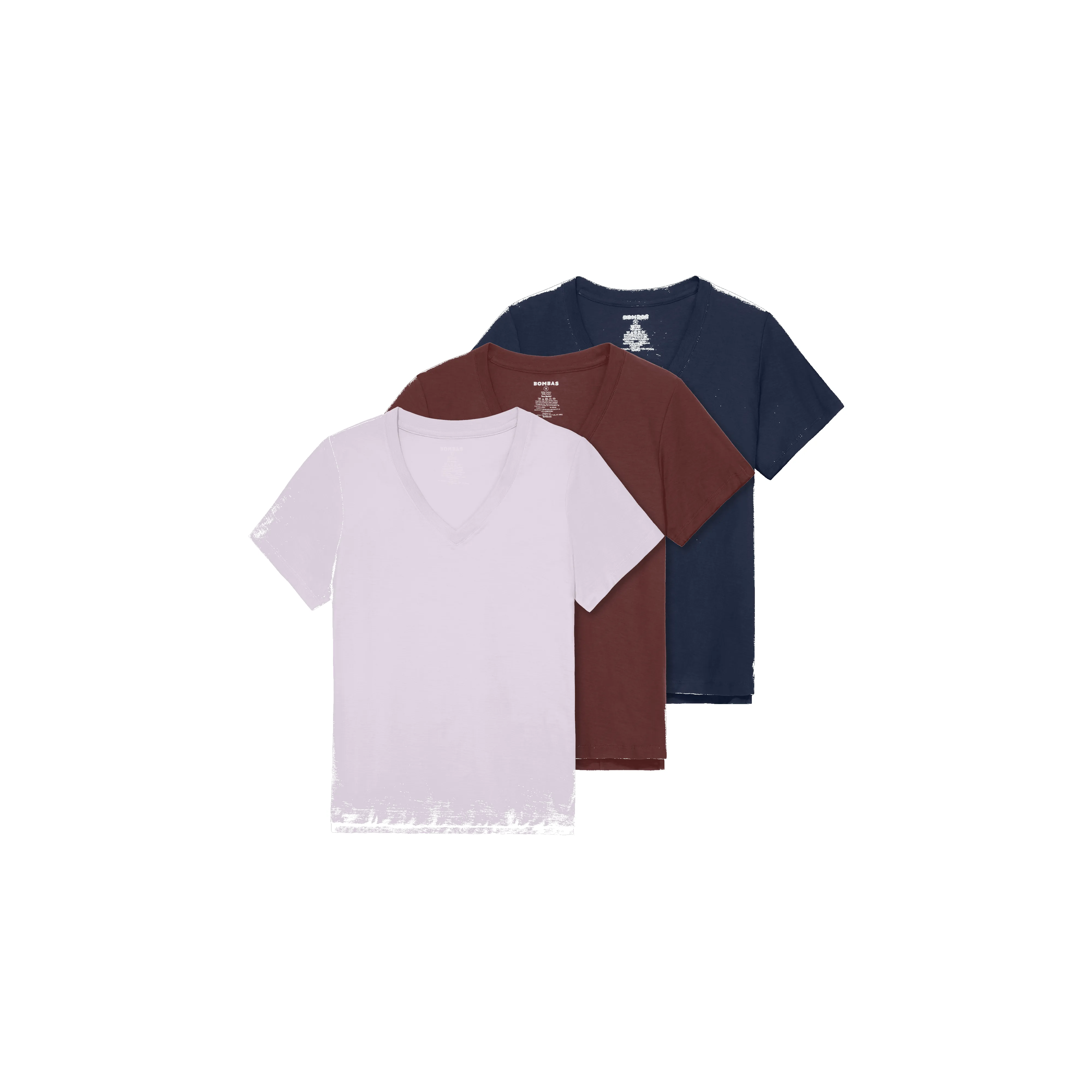 Women's Air Slub V-Neck T-Shirt 3-Pack sold by Bombas