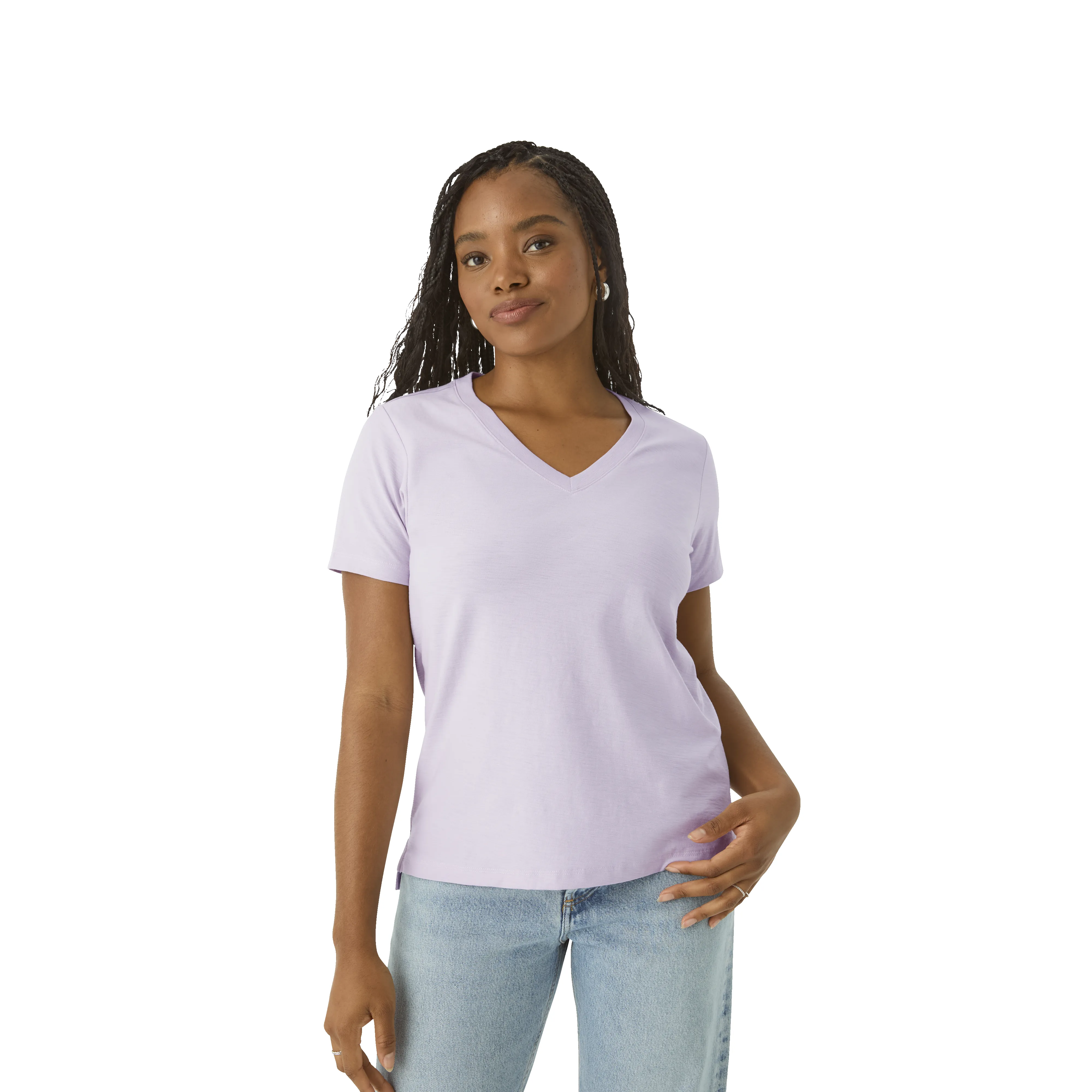 Women's Air Slub V-Neck T-Shirt 3-Pack sold by Bombas product image thumbnail 2
