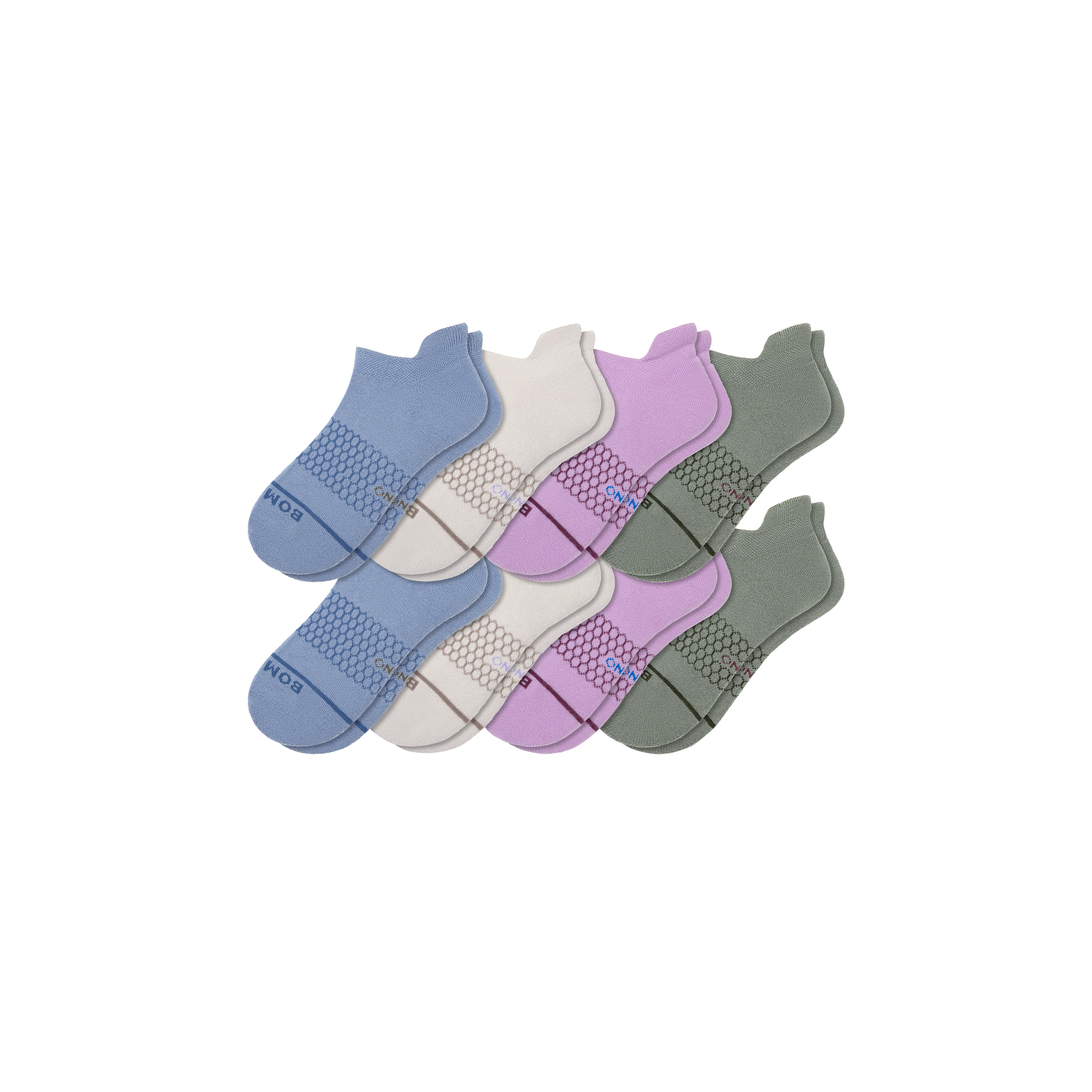 Women's Merino Wool Blend Ankle Sock 8-Pack sold by Bombas