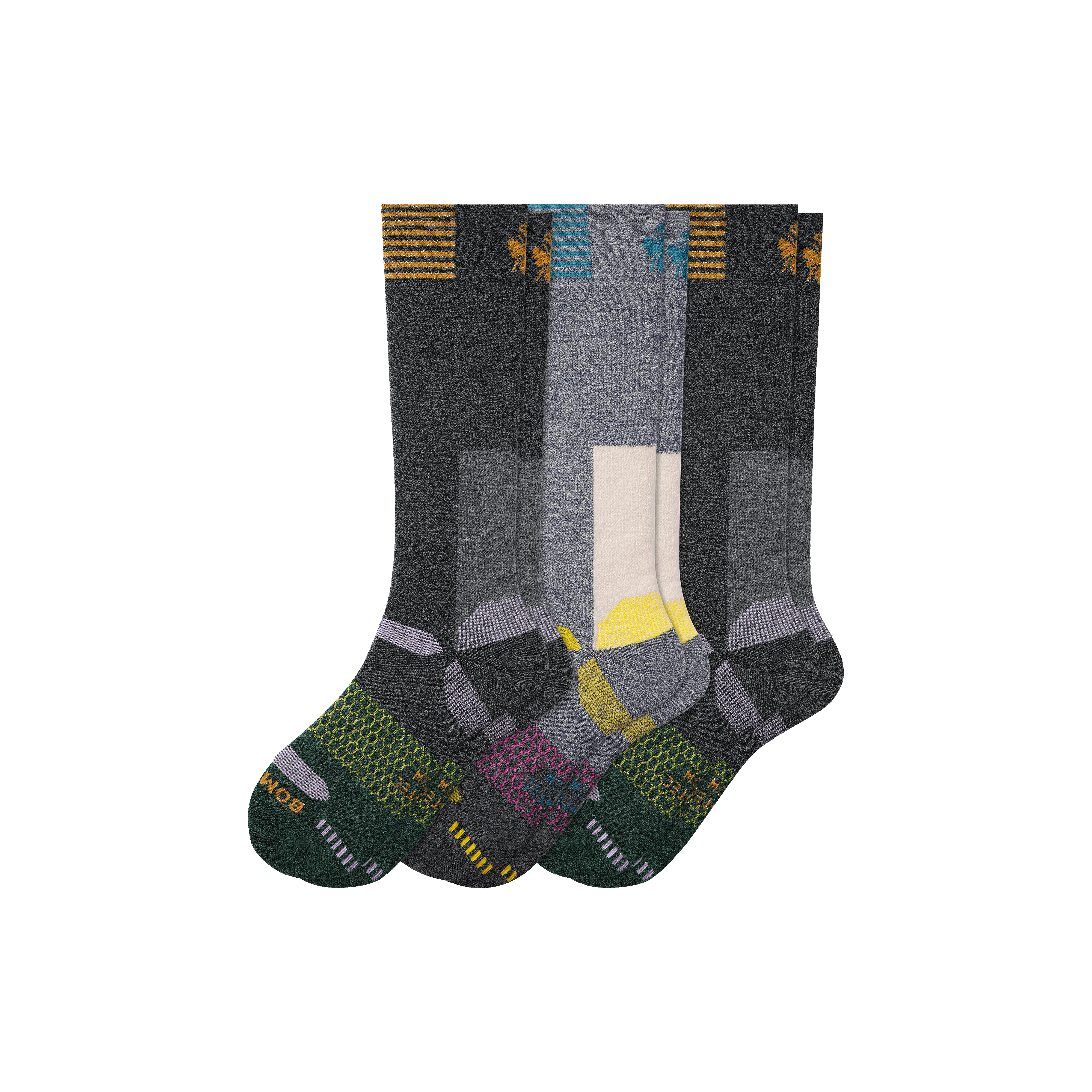 Women's Full-Cushion Merino Wool Blend Ski & Snowboard Sock 3-Pack sold by Bombas