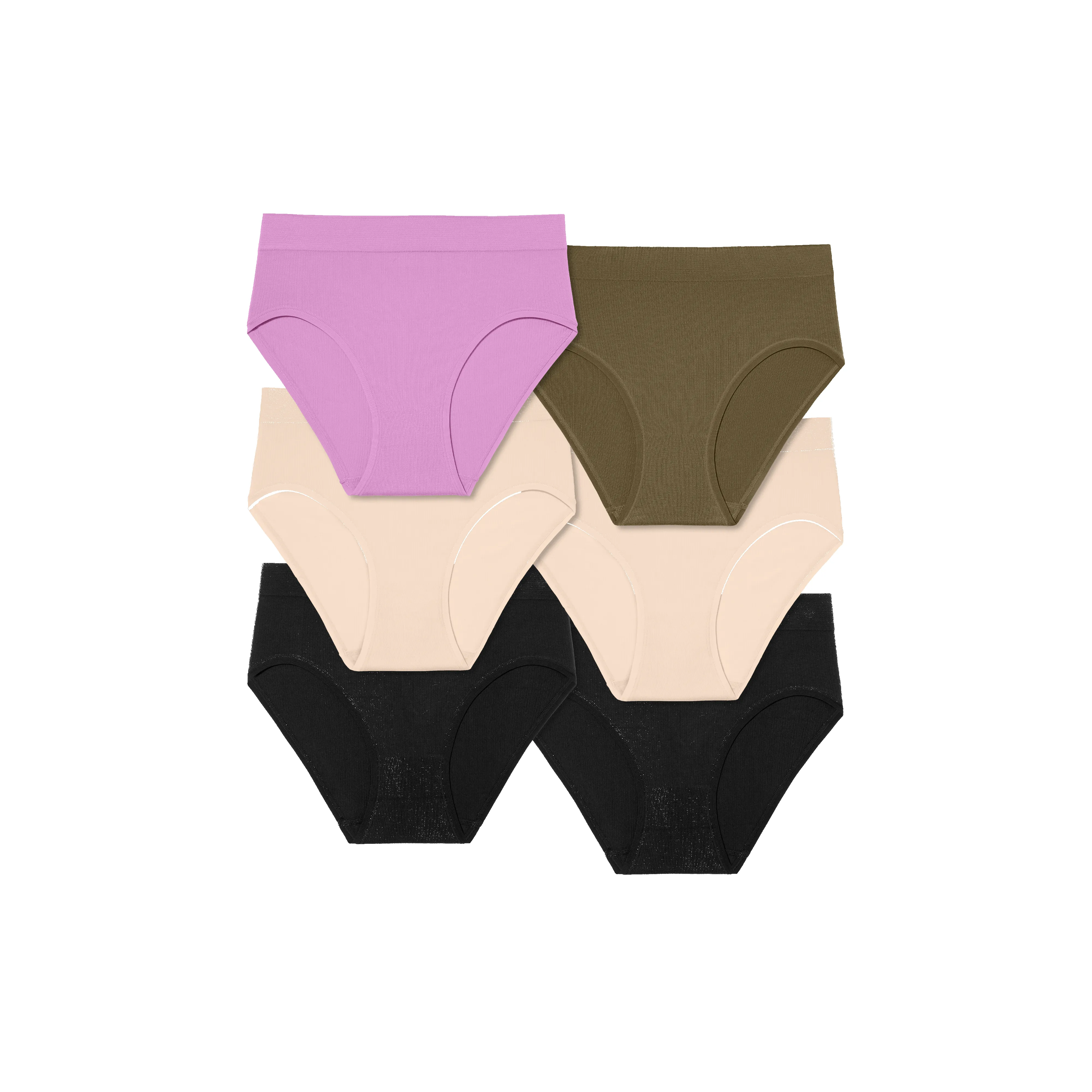 Women's Seamless High Rise Brief 6-Pack sold by Bombas