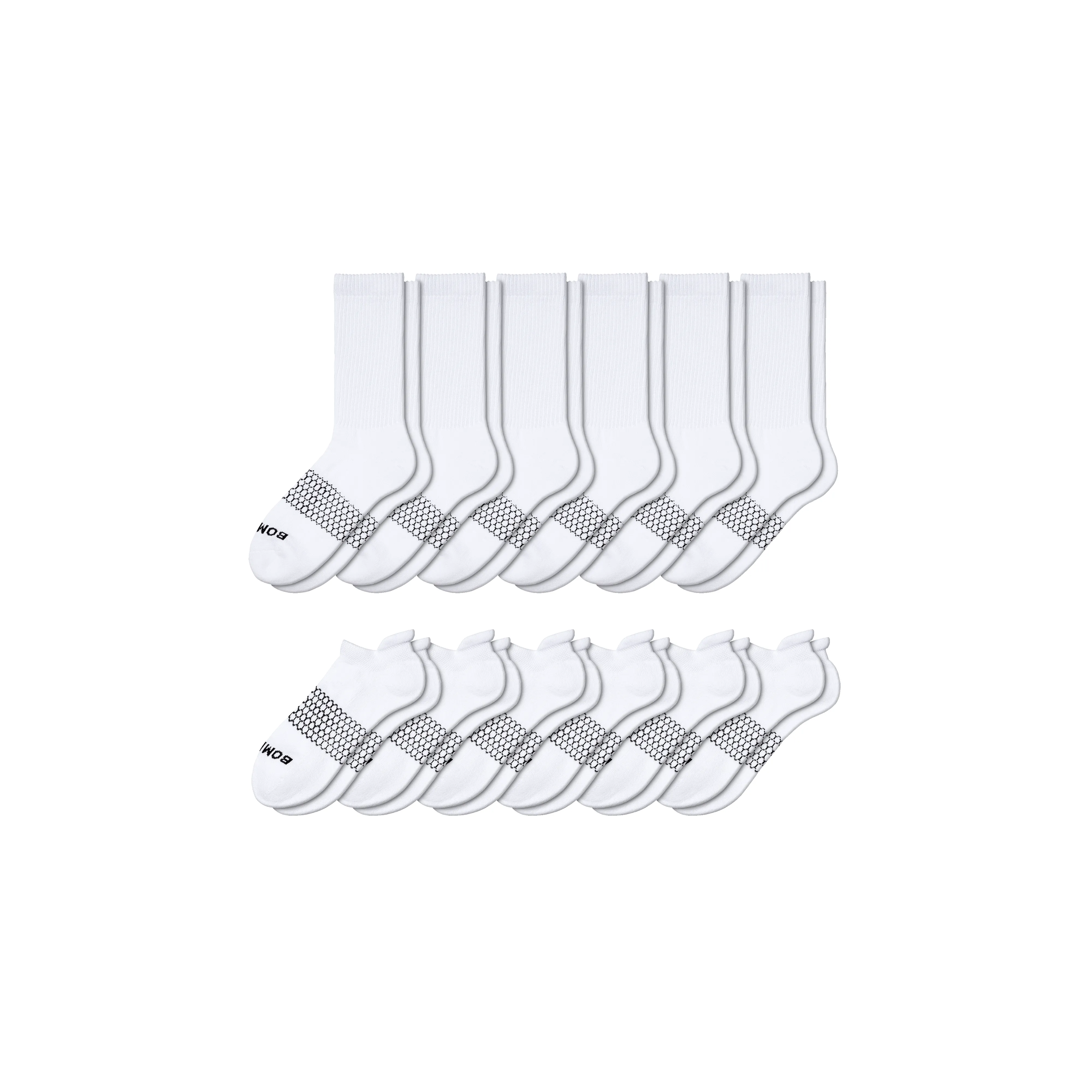 Men's Calf & Ankle Sock 12-Pack sold by Bombas