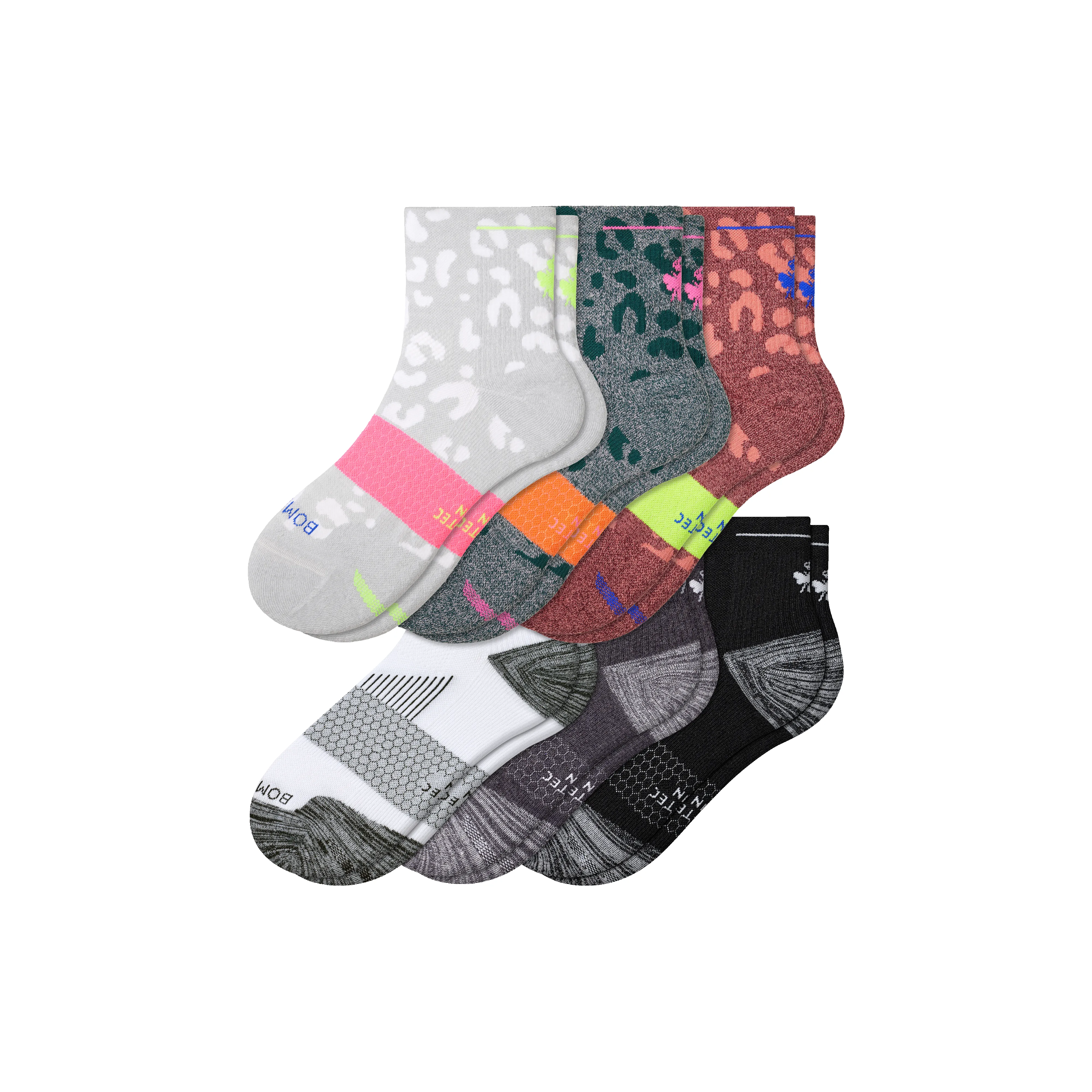 Women's Running Quarter Sock 6-Pack sold by Bombas product image thumbnail 5