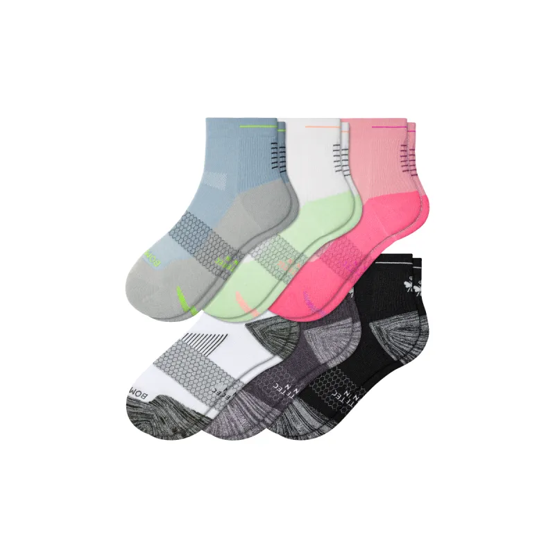 Women's Running Quarter Sock 6-Pack sold by Bombas
