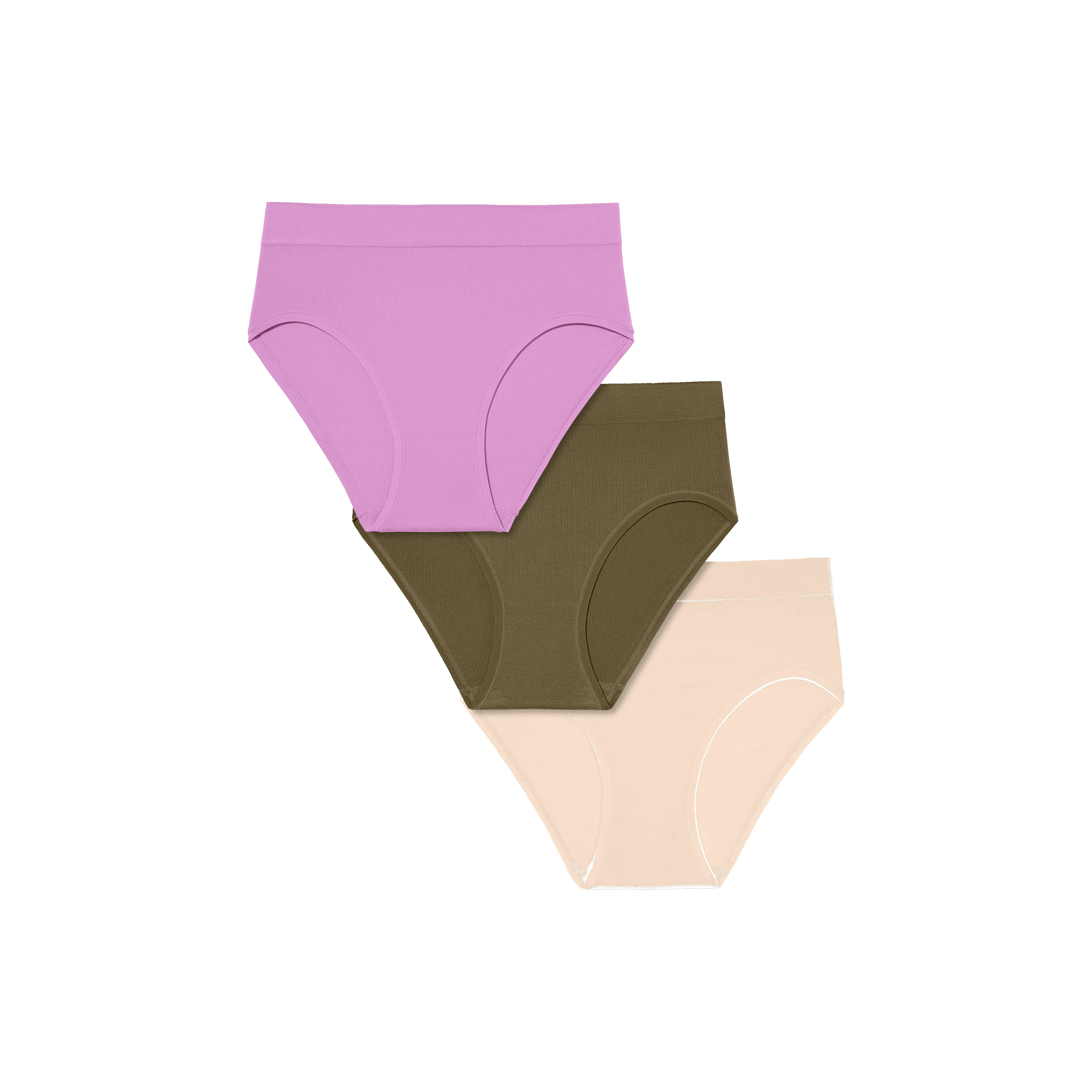 Women's Seamless High Rise Brief 3-Pack sold by Bombas