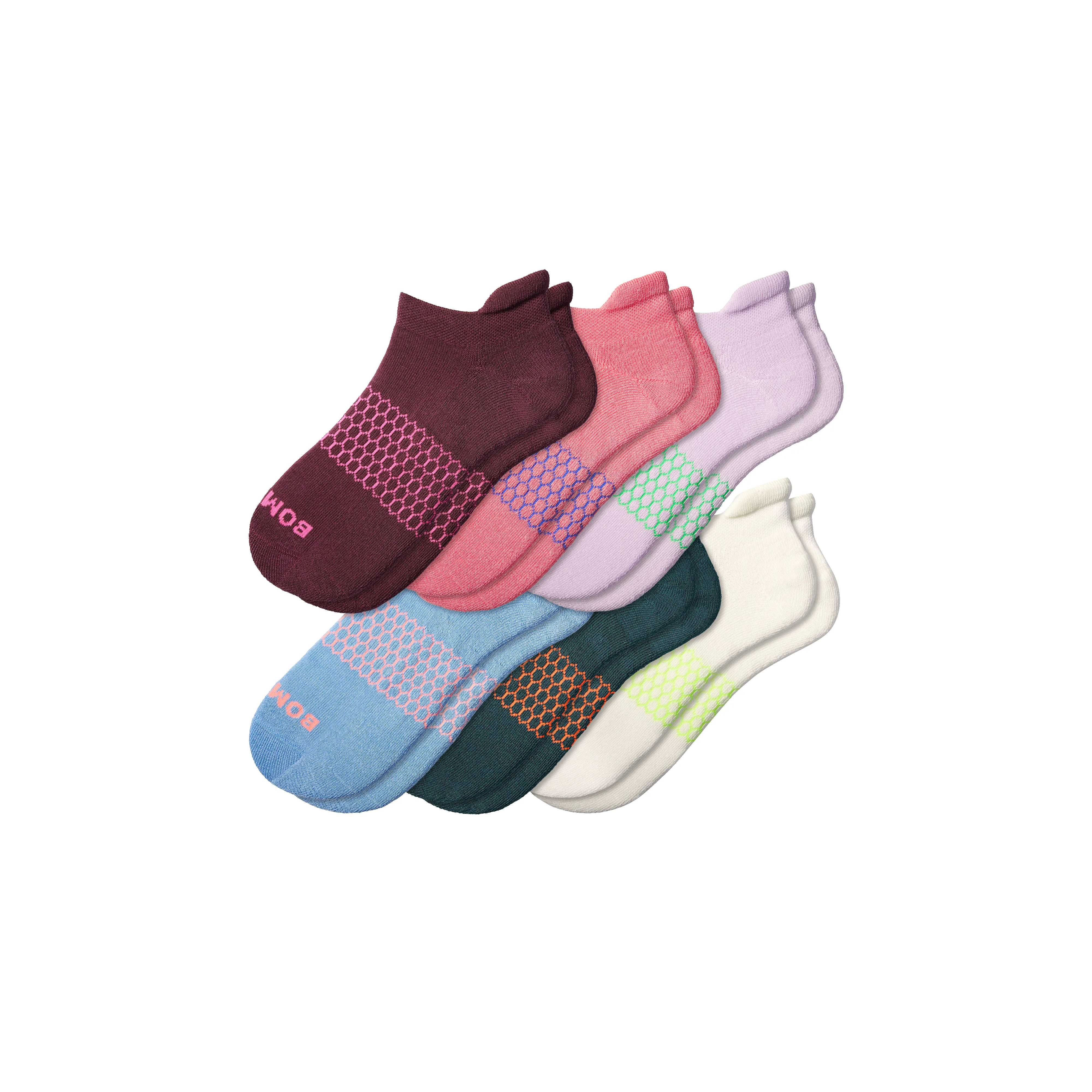 Women's Solid Ankle Sock 6-Pack sold by Bombas