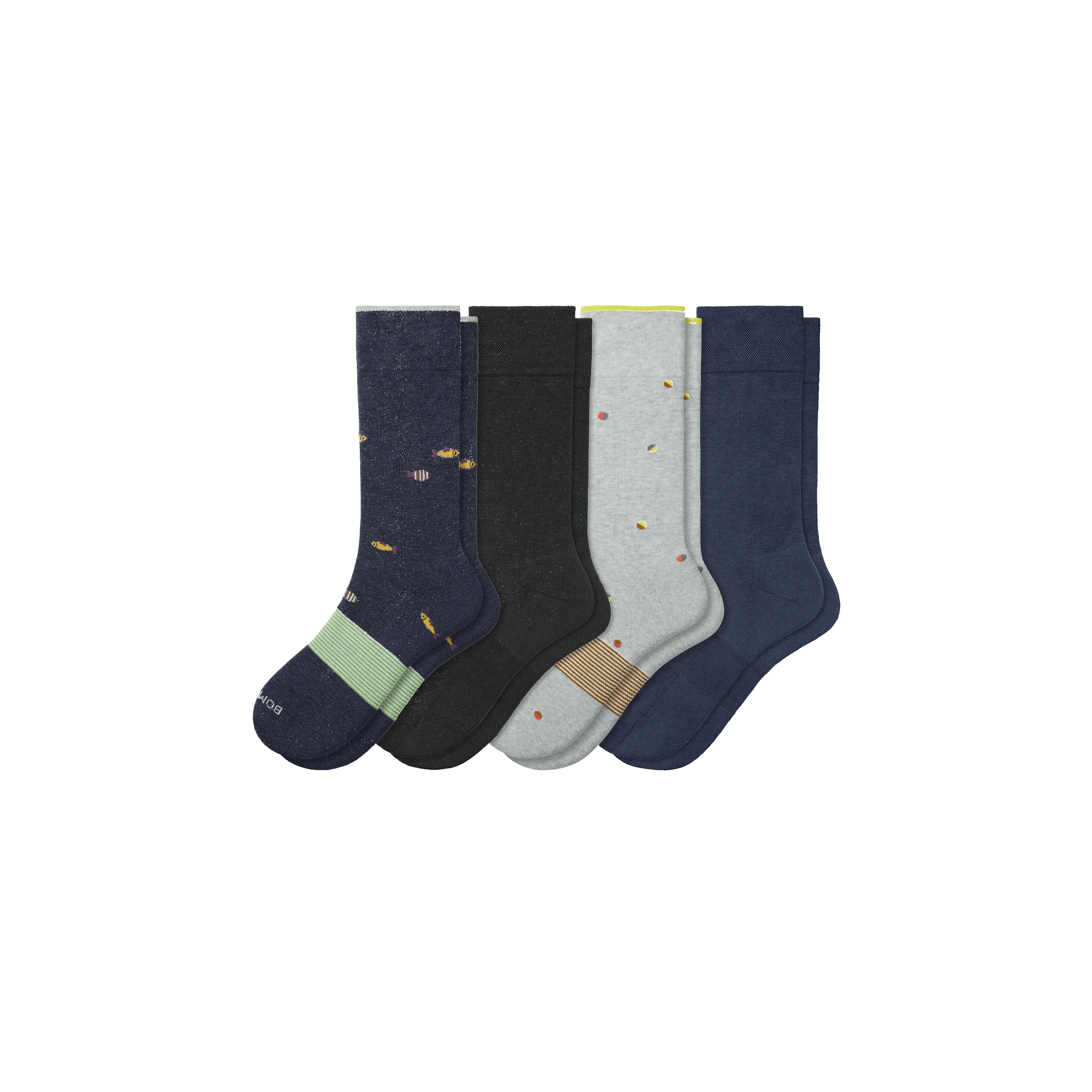 Men's Dress Calf Sock 4-Pack sold by Bombas