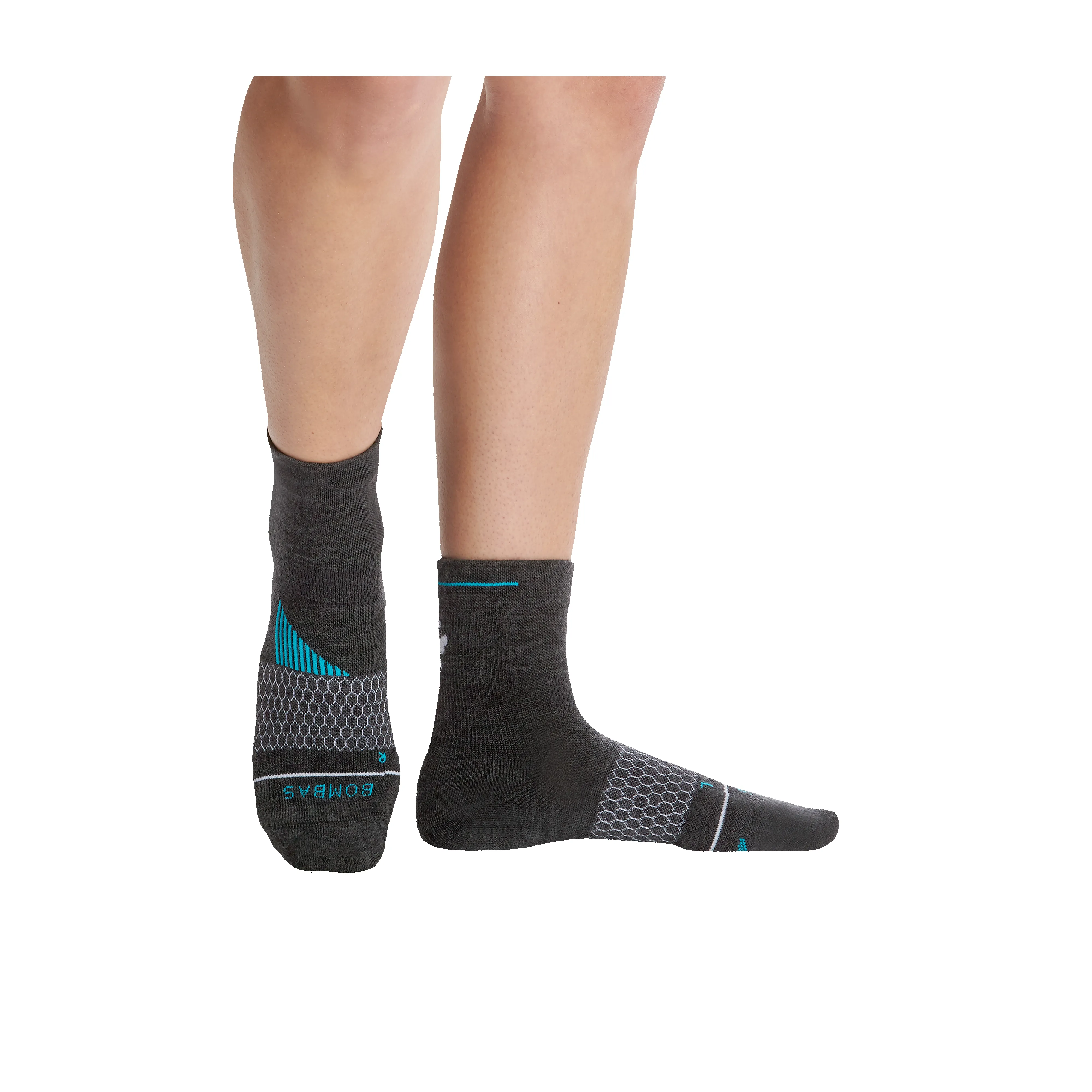 Women's Merino Wool Blend Running Quarter Sock 3-Pack sold by Bombas product image thumbnail 2