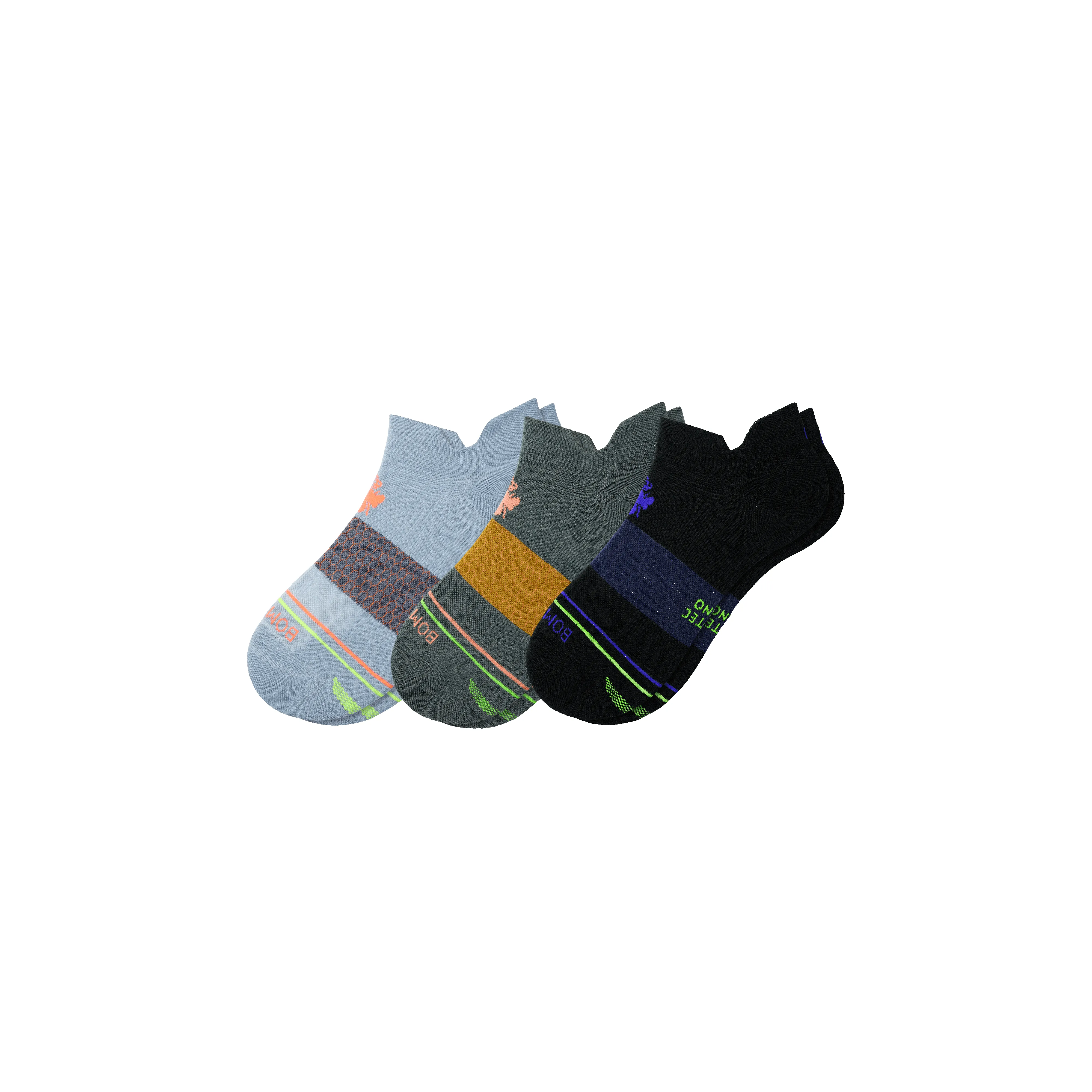 Men's Merino Wool Blend Athletic Ankle Sock 3-Pack sold by Bombas