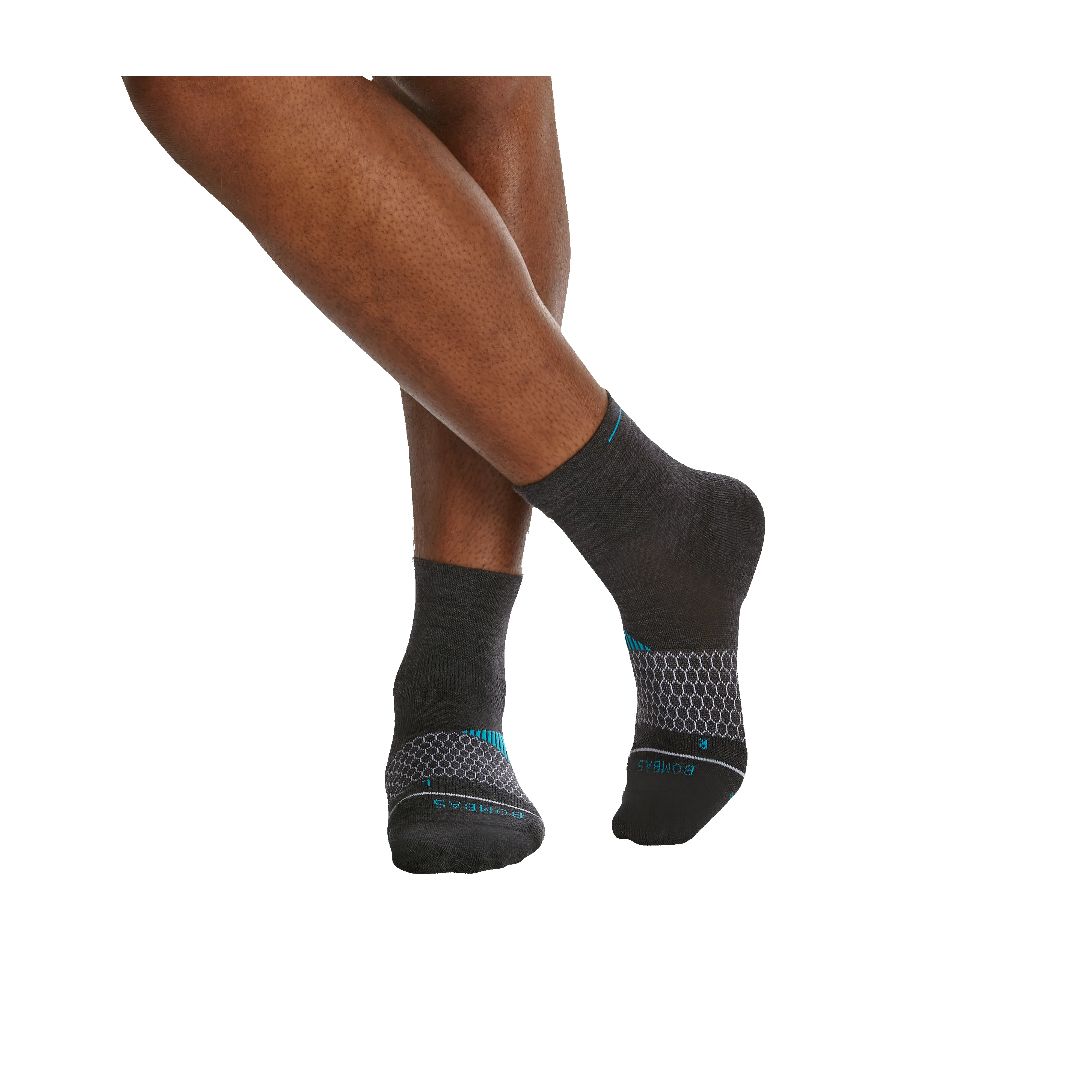 Men's Merino Wool Blend Running Quarter Sock 3-Pack sold by Bombas product image thumbnail 2