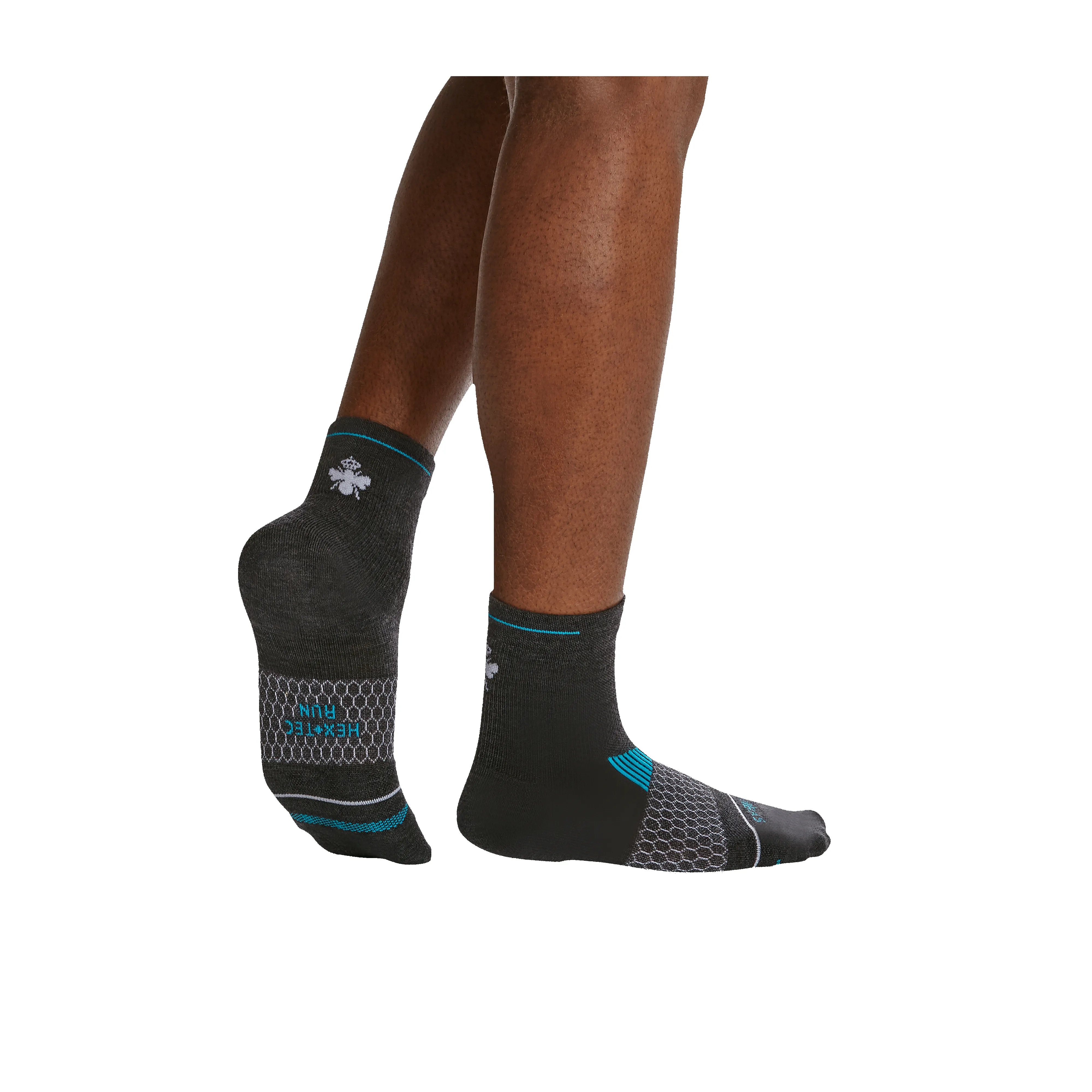Men's Merino Wool Blend Running Quarter Sock 3-Pack sold by Bombas product image thumbnail 3