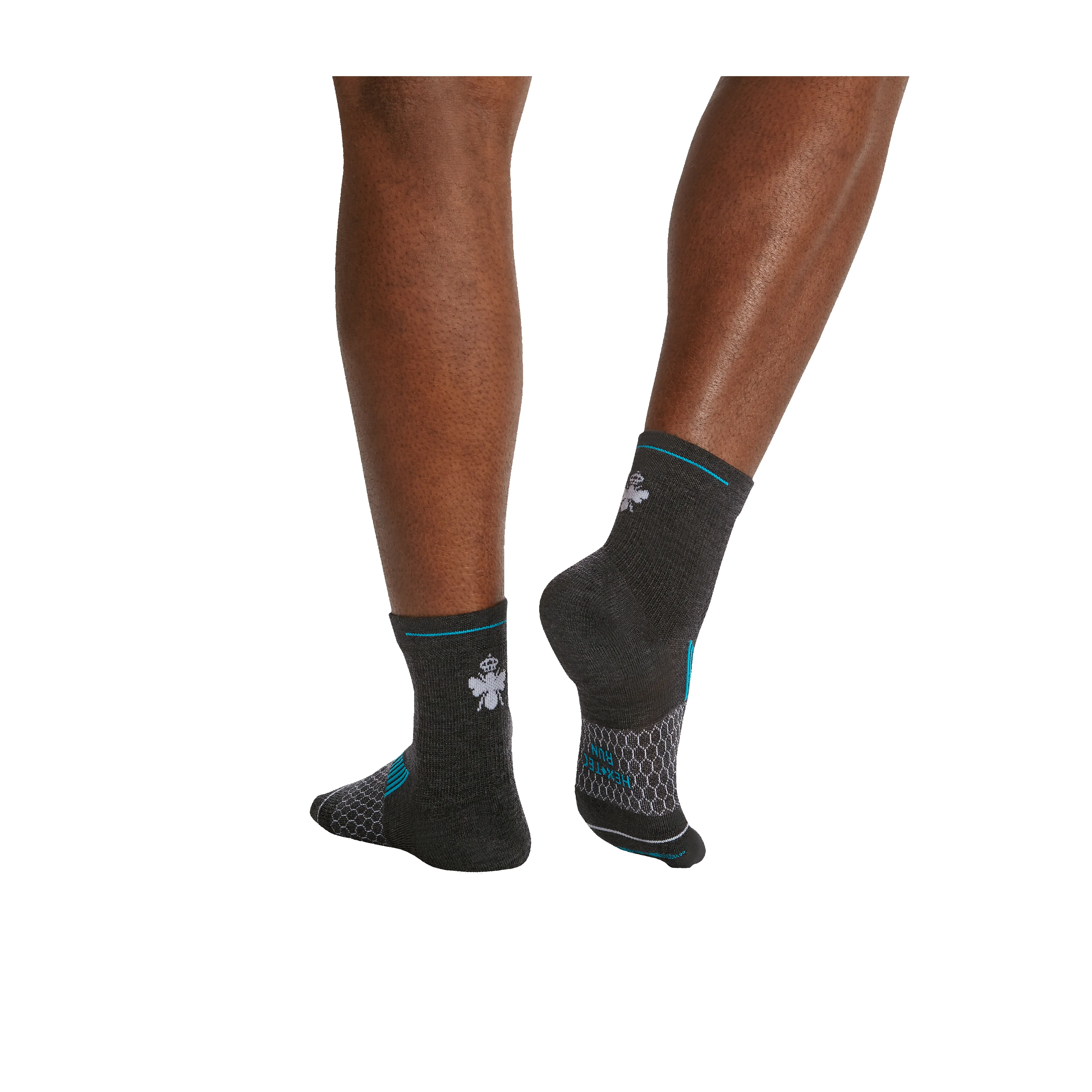 Men's Merino Wool Blend Running Quarter Sock 3-Pack sold by Bombas product image thumbnail 4