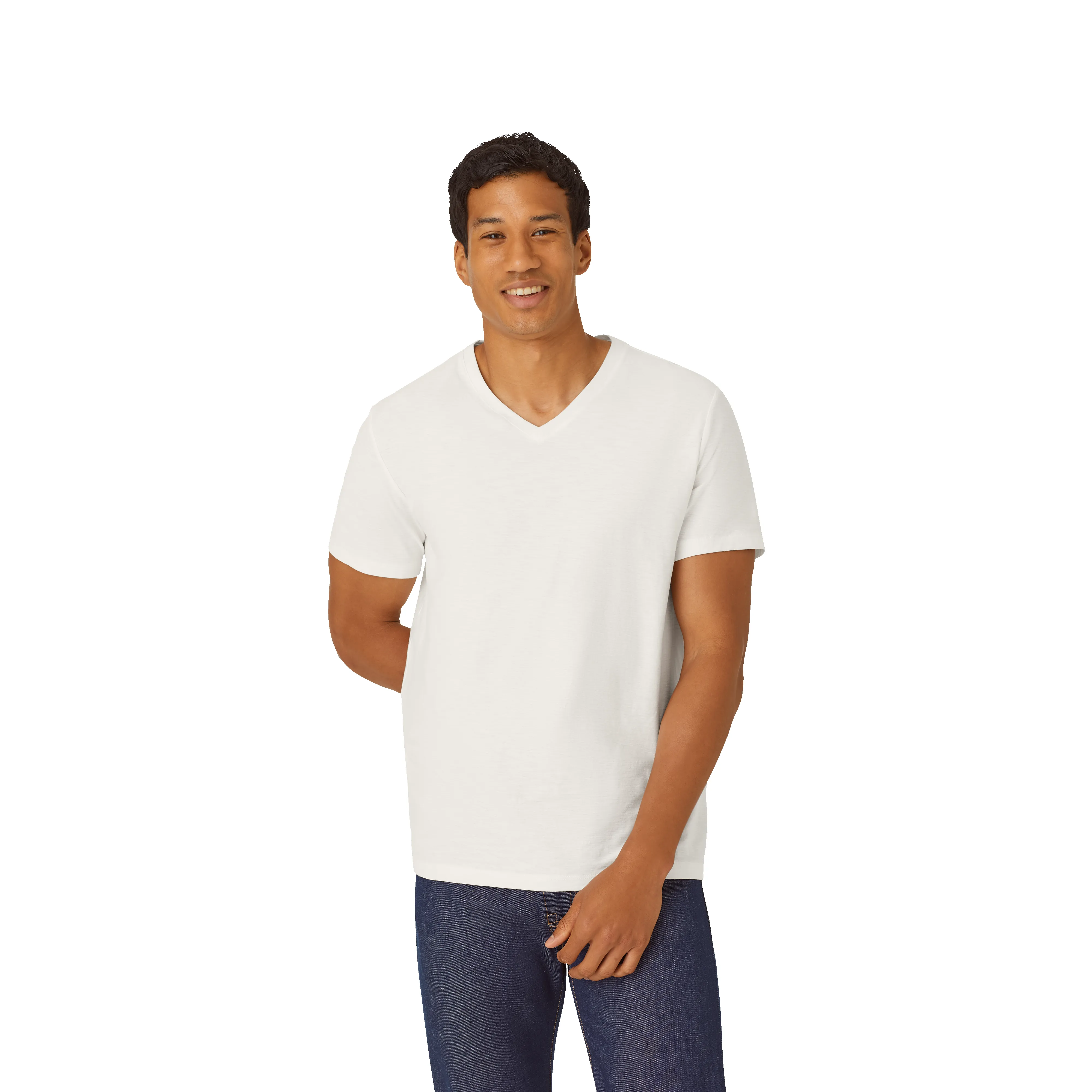 Men's Air Slub V-Neck T-Shirt sold by Bombas product image thumbnail 5