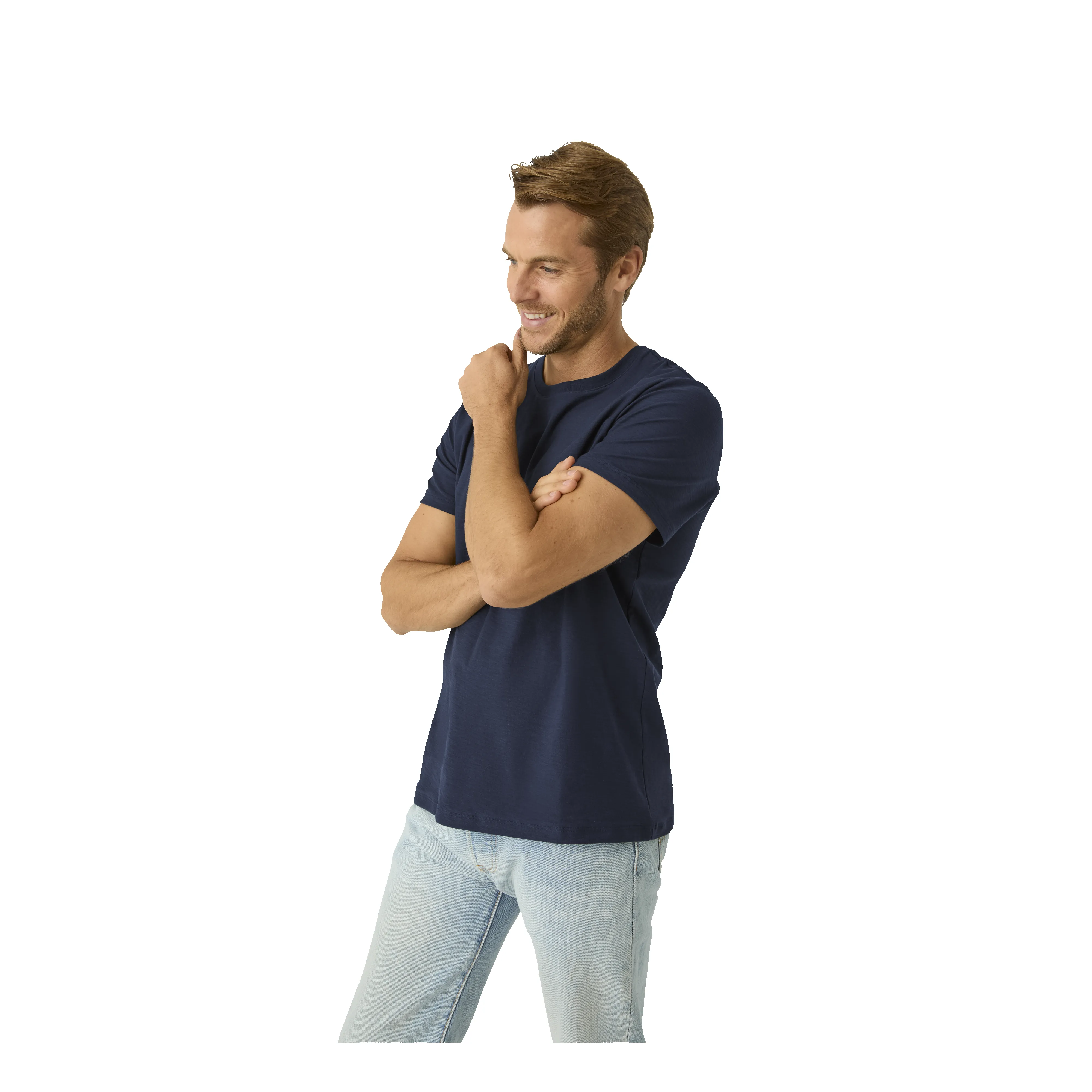 Men's Air Slub Crew Neck T-Shirt sold by Bombas product image thumbnail 5