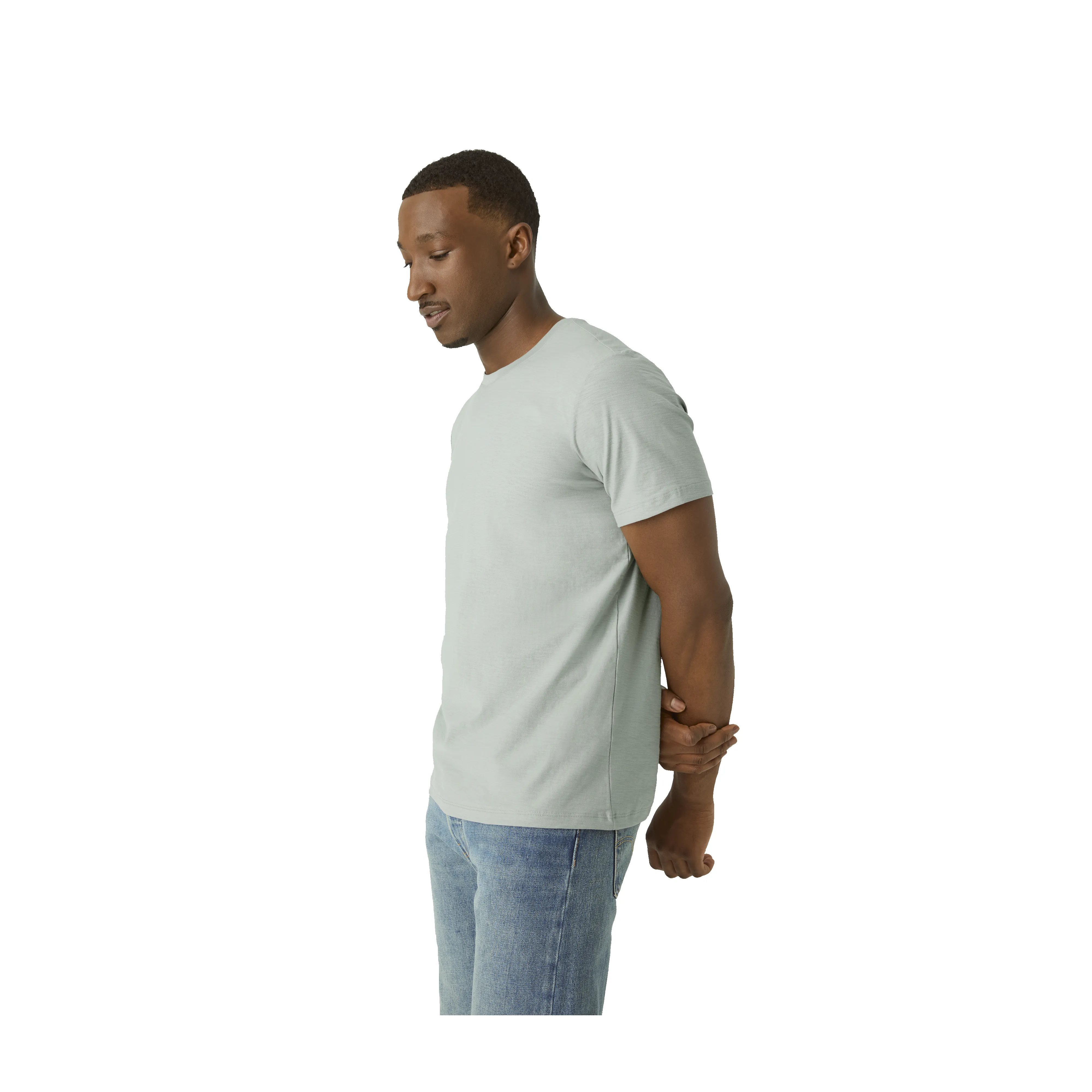 Men's Air Slub Crew Neck T-Shirt sold by Bombas