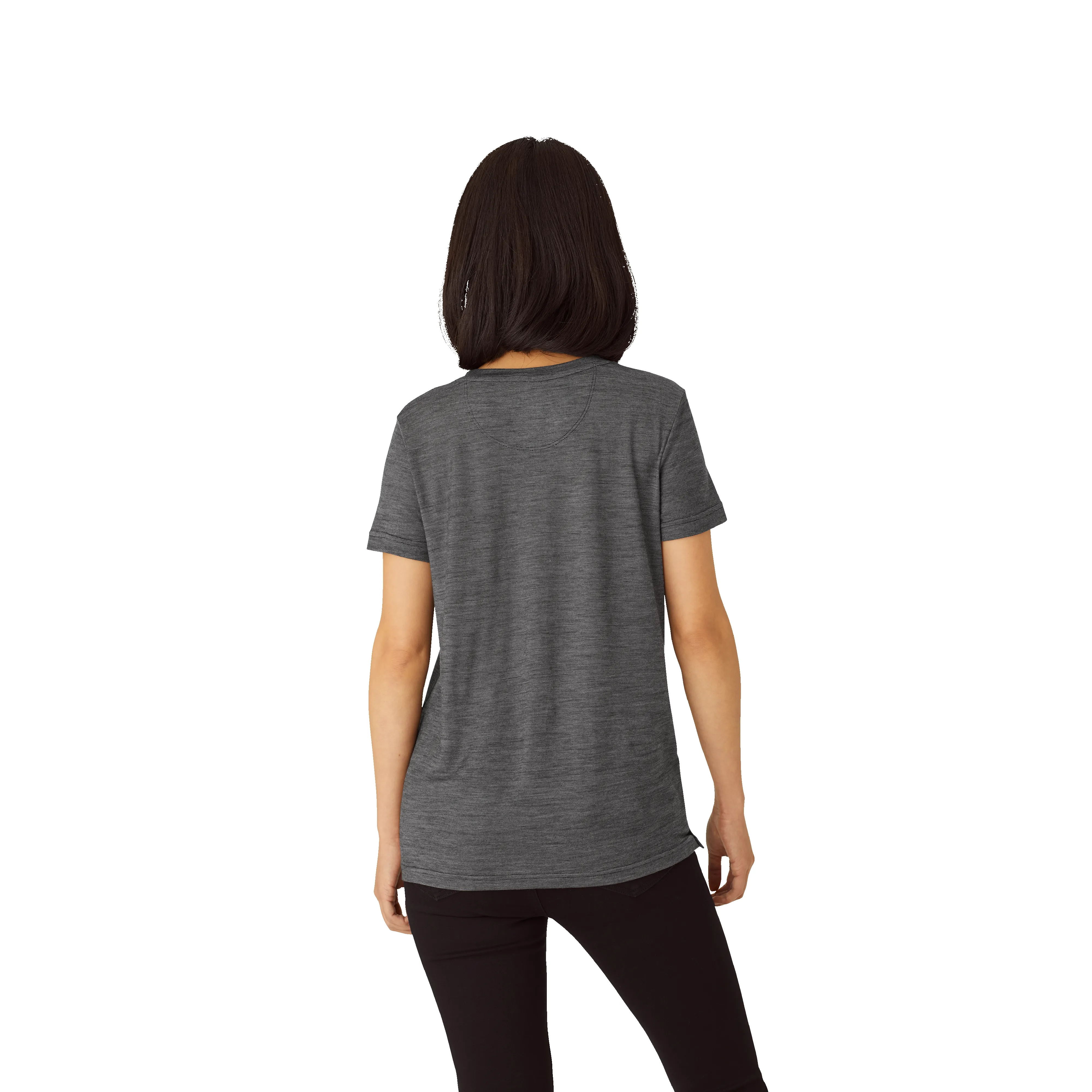 Women's Merino Wool Blend Crew Neck Short Sleeve T-Shirt 2-Pack sold by Bombas product image thumbnail 4