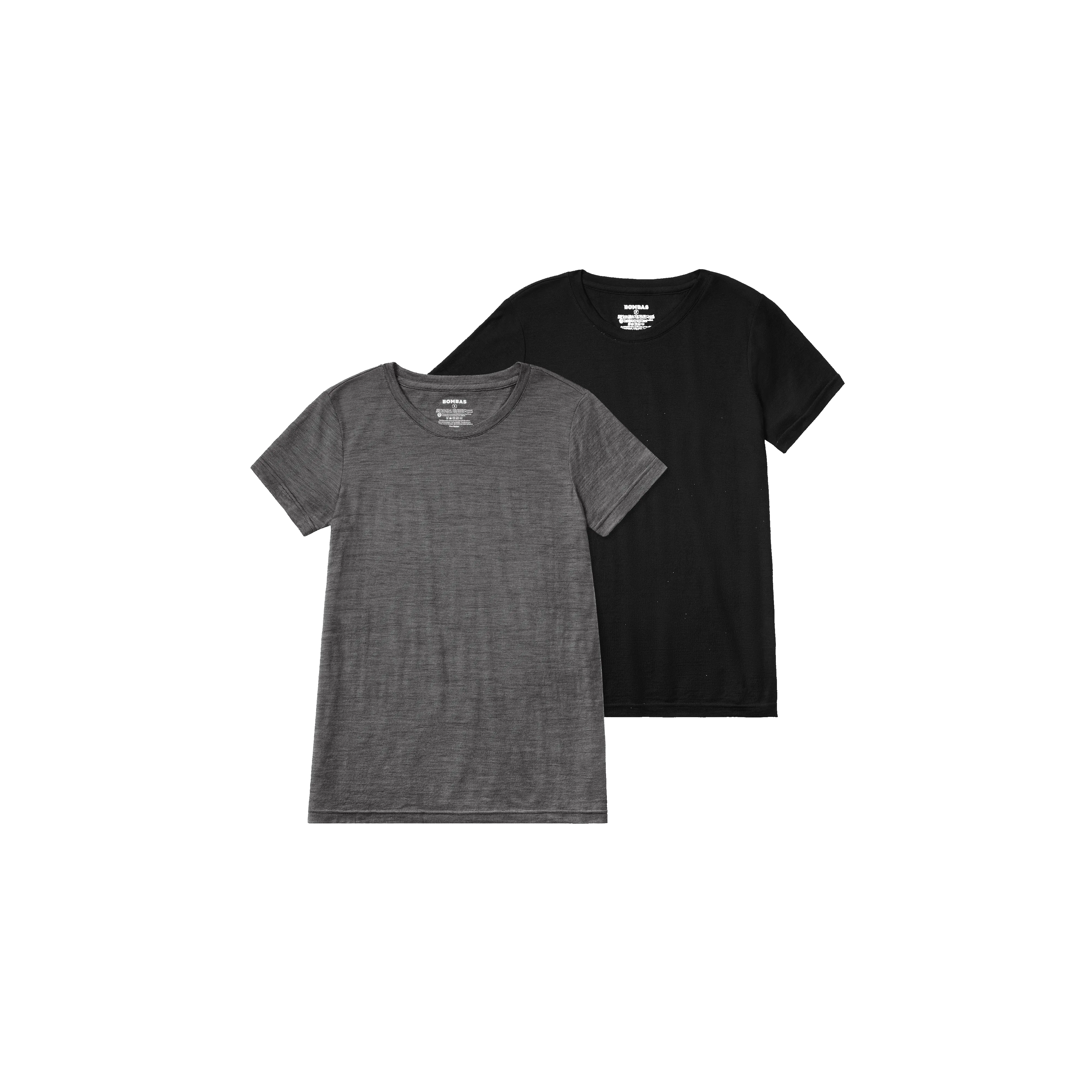 Women's Merino Wool Blend Crew Neck Short Sleeve T-Shirt 2-Pack sold by Bombas