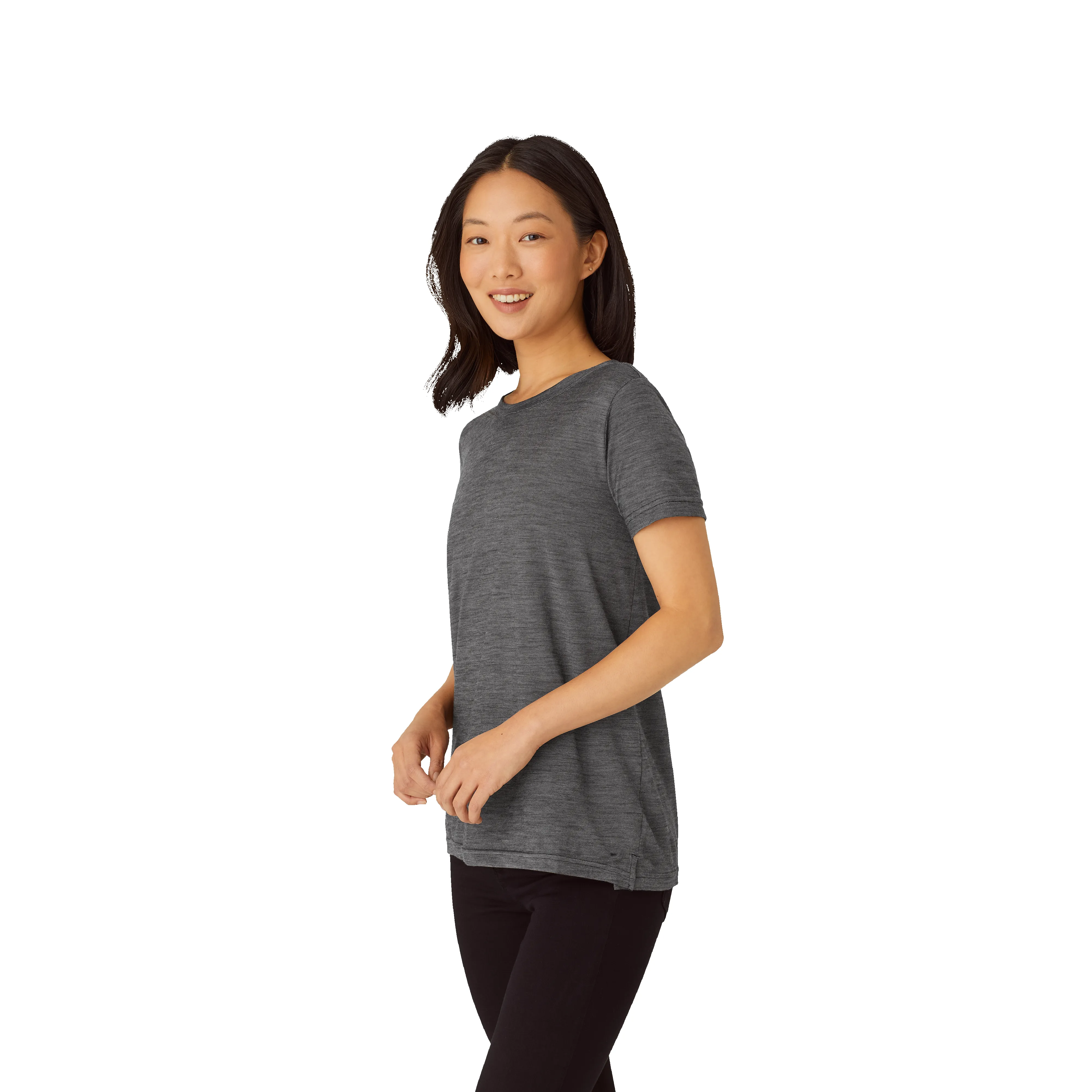 Women's Merino Wool Blend Crew Neck Short Sleeve T-Shirt 2-Pack sold by Bombas product image thumbnail 3