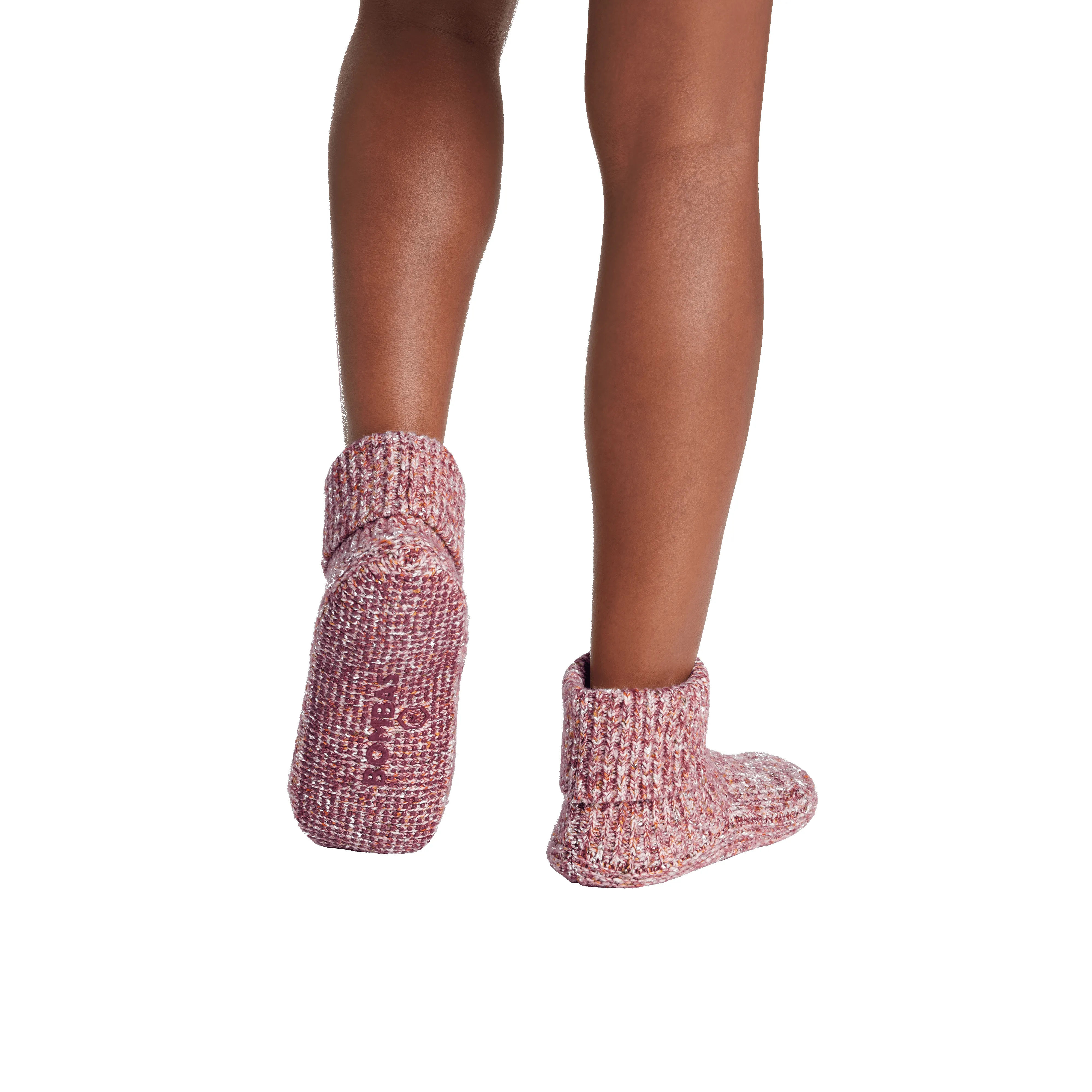 Women's Gripper Slipper Bootie - Sherpa-Lined sold by Bombas product image thumbnail 2