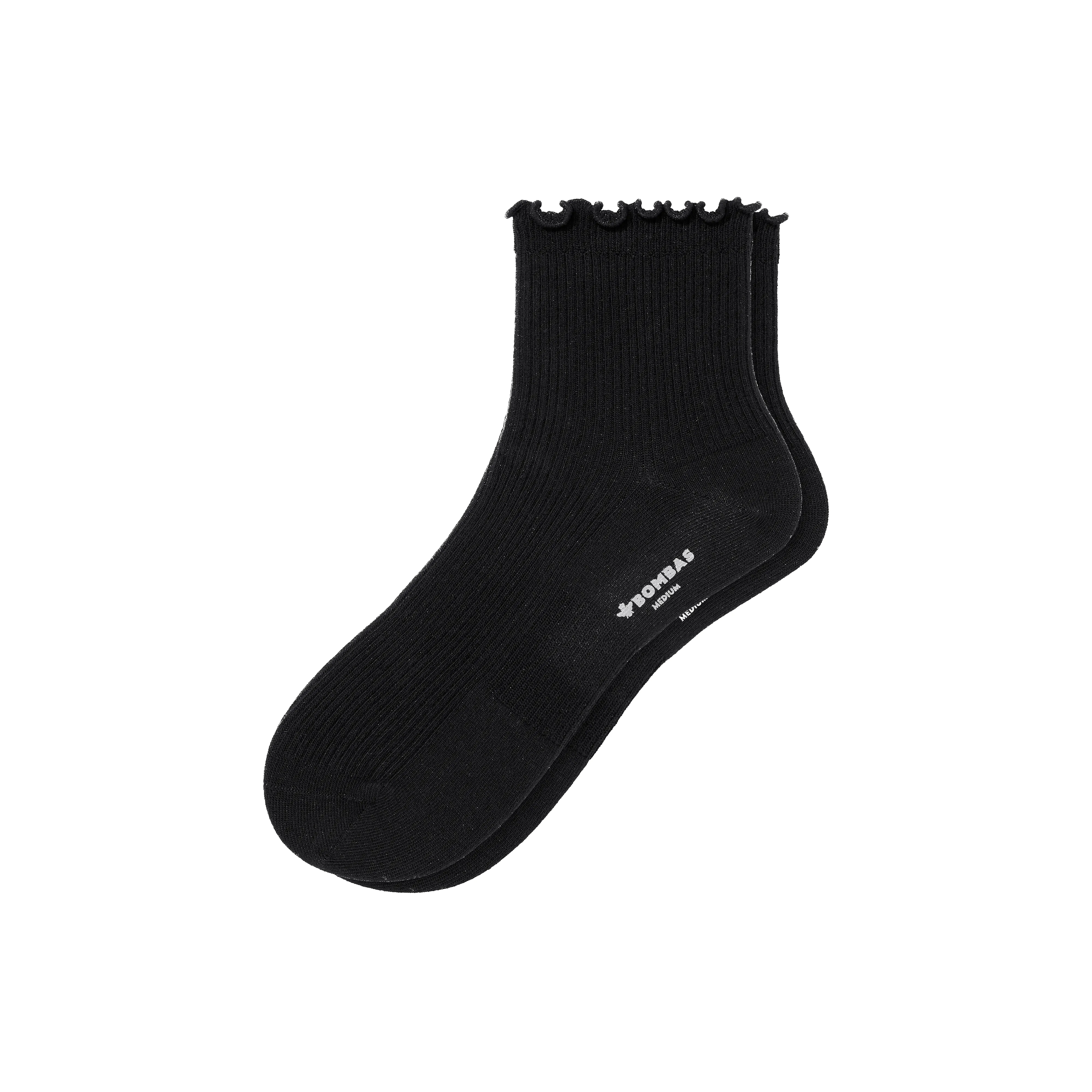 Women's Frilly Rib Quarter Socks sold by Bombas product image thumbnail 5