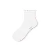 Women's Frilly Rib Quarter Socks sold by Bombas
