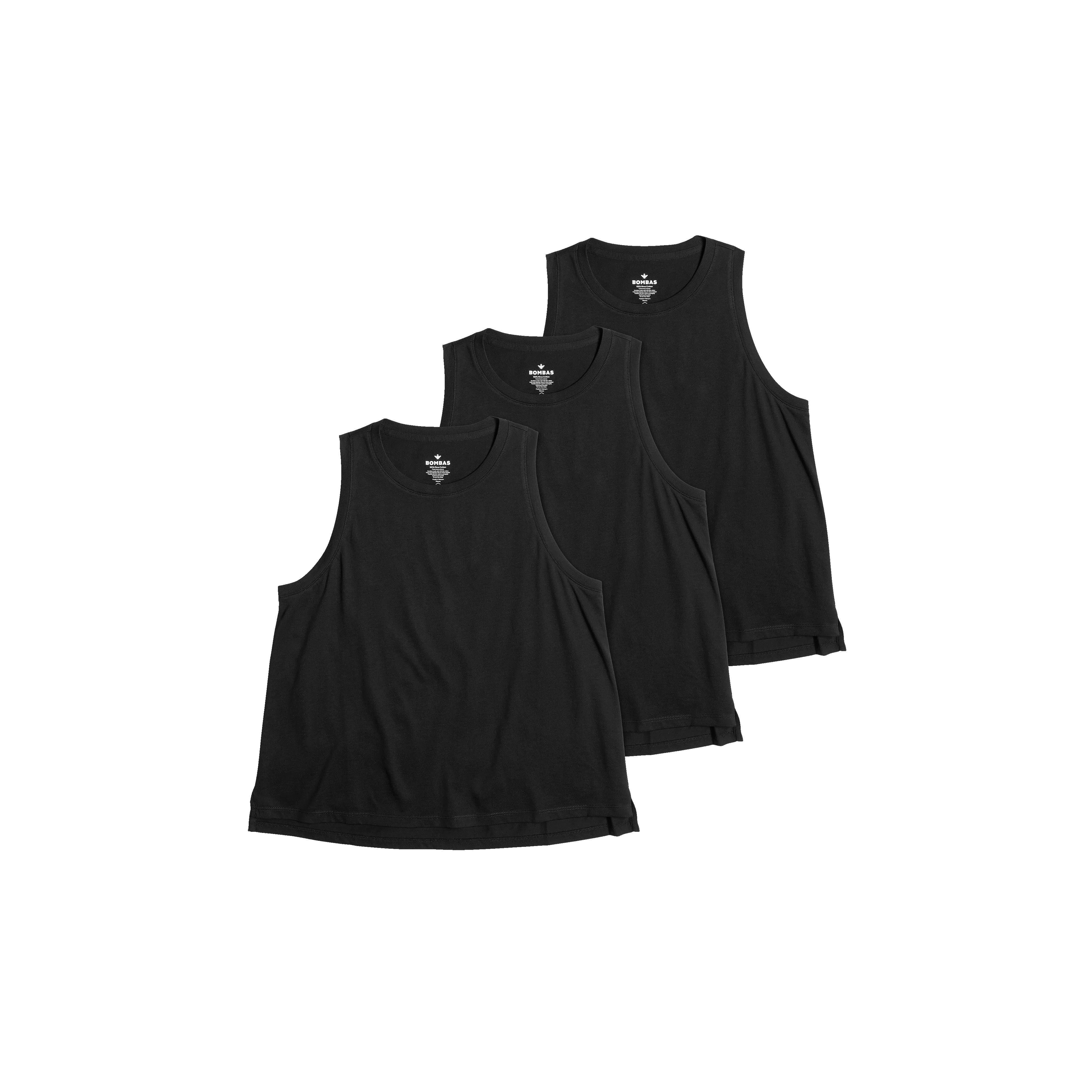 Women's Pima Cotton Tank 3-Pack sold by Bombas