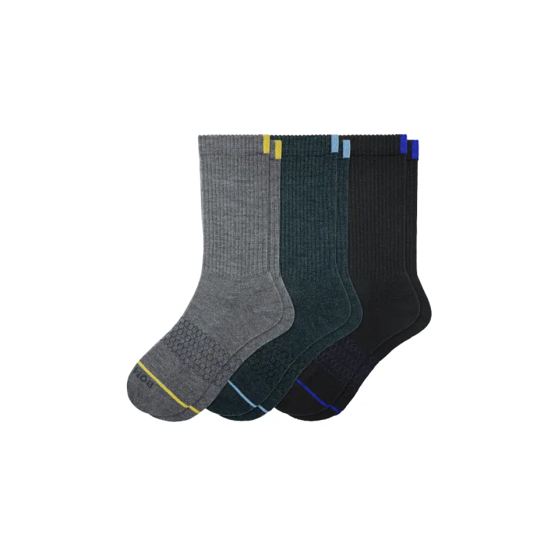 Women's Merino Cashmere Blend Calf Sock 3-Pack sold by Bombas