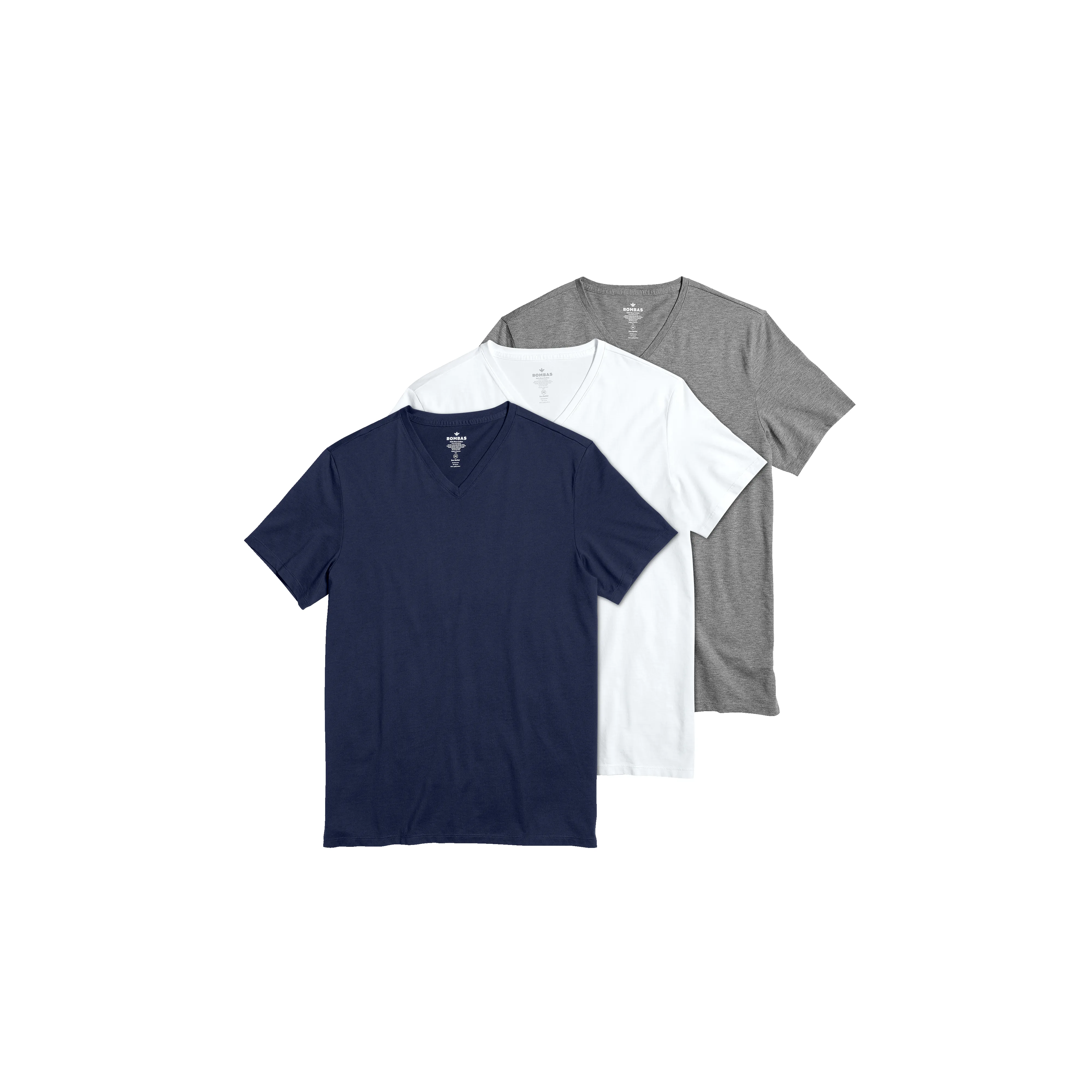Men's Pima Cotton V-Neck T-Shirt 3-Pack sold by Bombas product image thumbnail 5