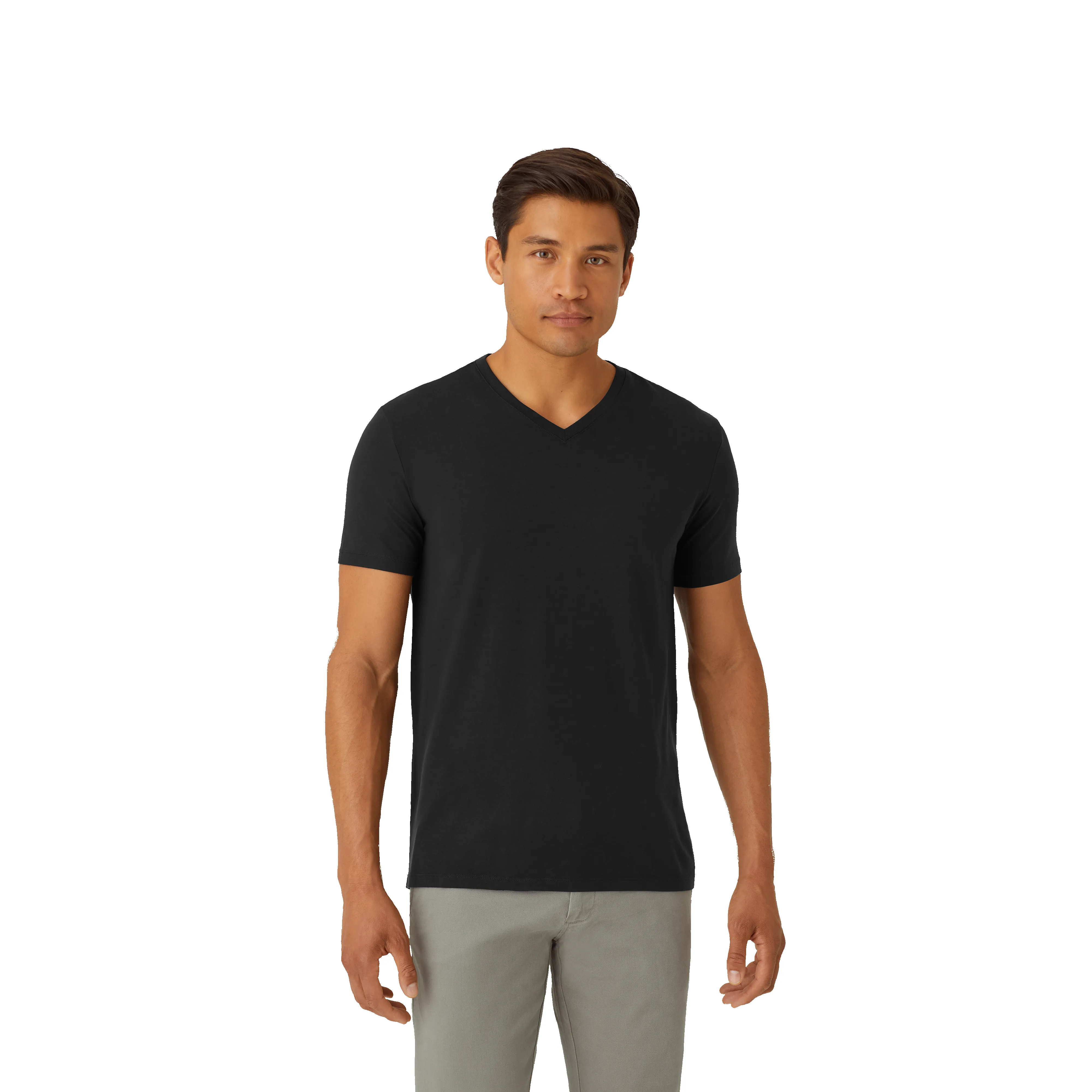 Men's Pima Cotton V-Neck T-Shirt 3-Pack sold by Bombas