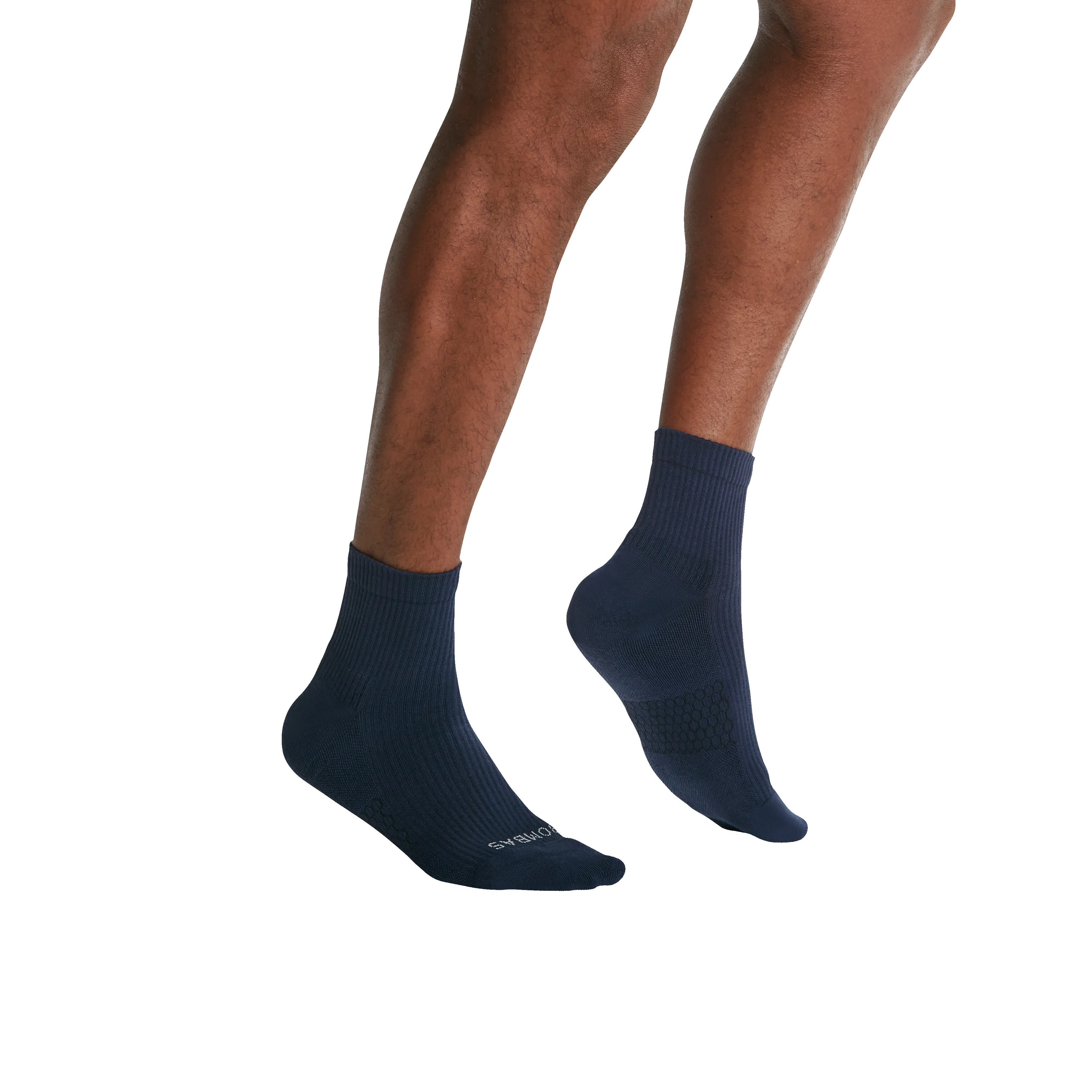 Men's Modern Rib Quarter Socks sold by Bombas product image thumbnail 3