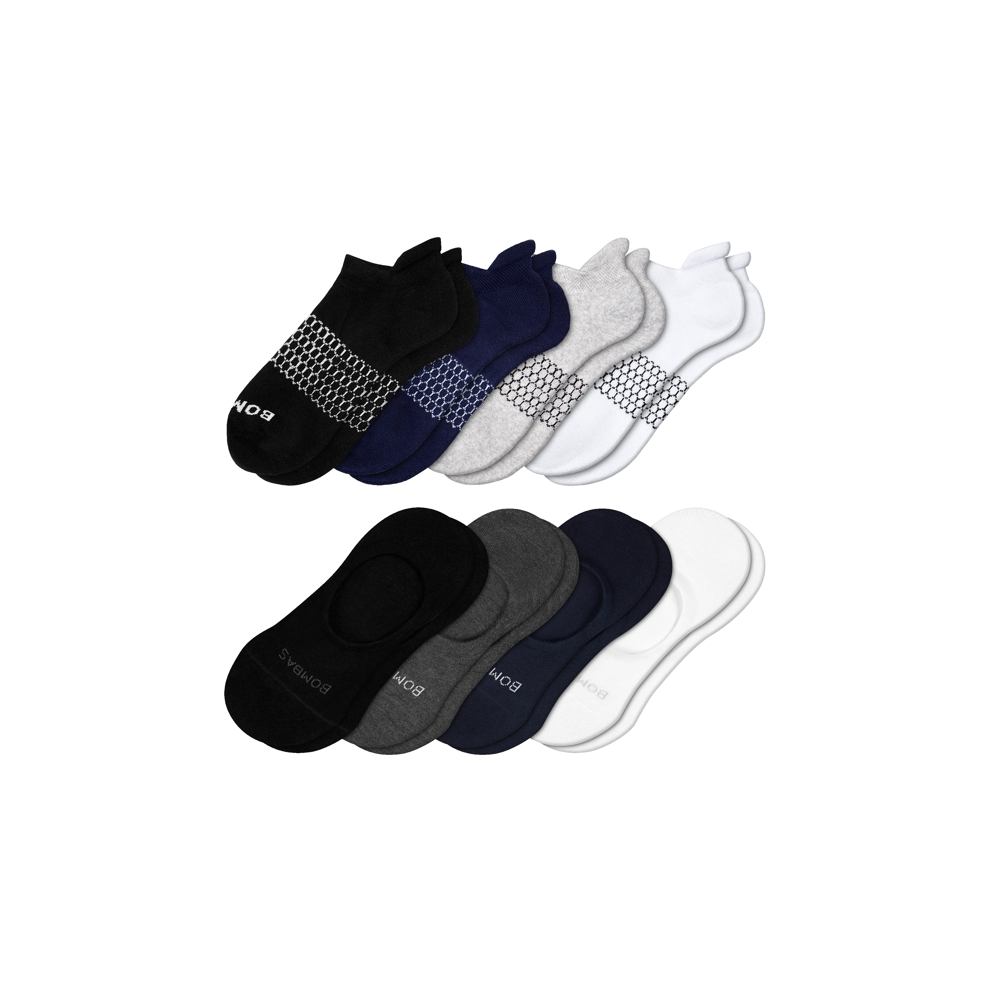 Men's Ankle & Lightweight No Show Sock 8-Pack sold by Bombas