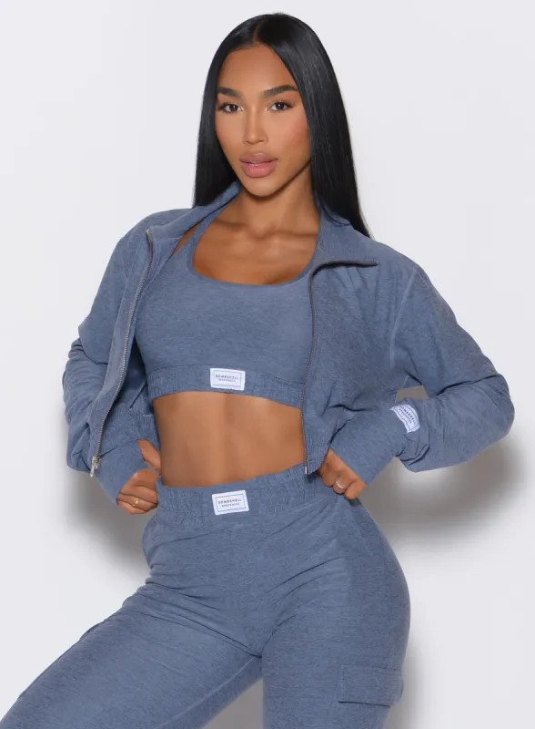 Cloud Crop Jacket sold by Bombshell Sportswear