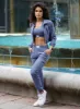 Cloud Crop Jacket sold by Bombshell Sportswear