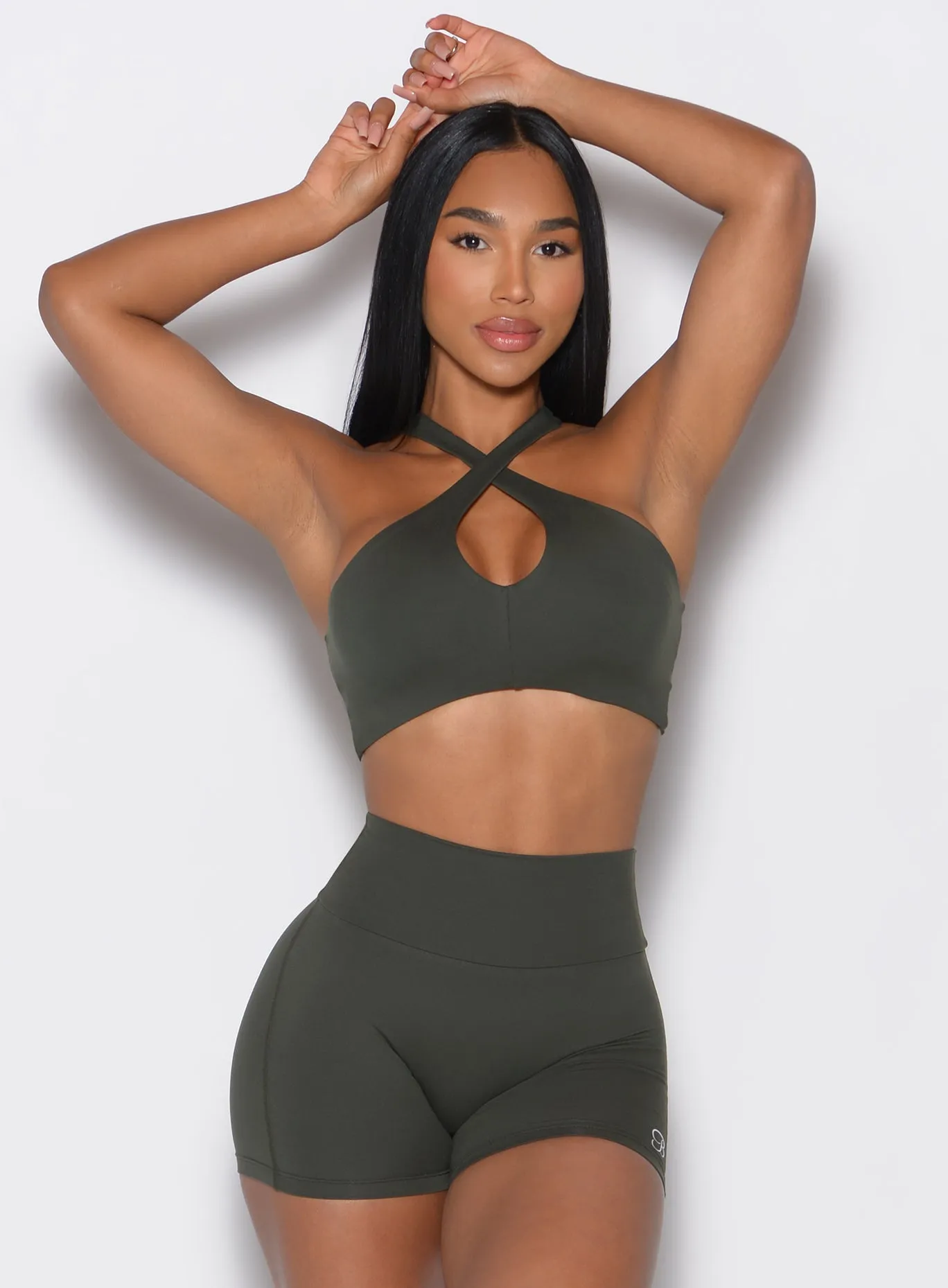 Cross Over Halter Bra sold by Bombshell Sportswear product image thumbnail 5