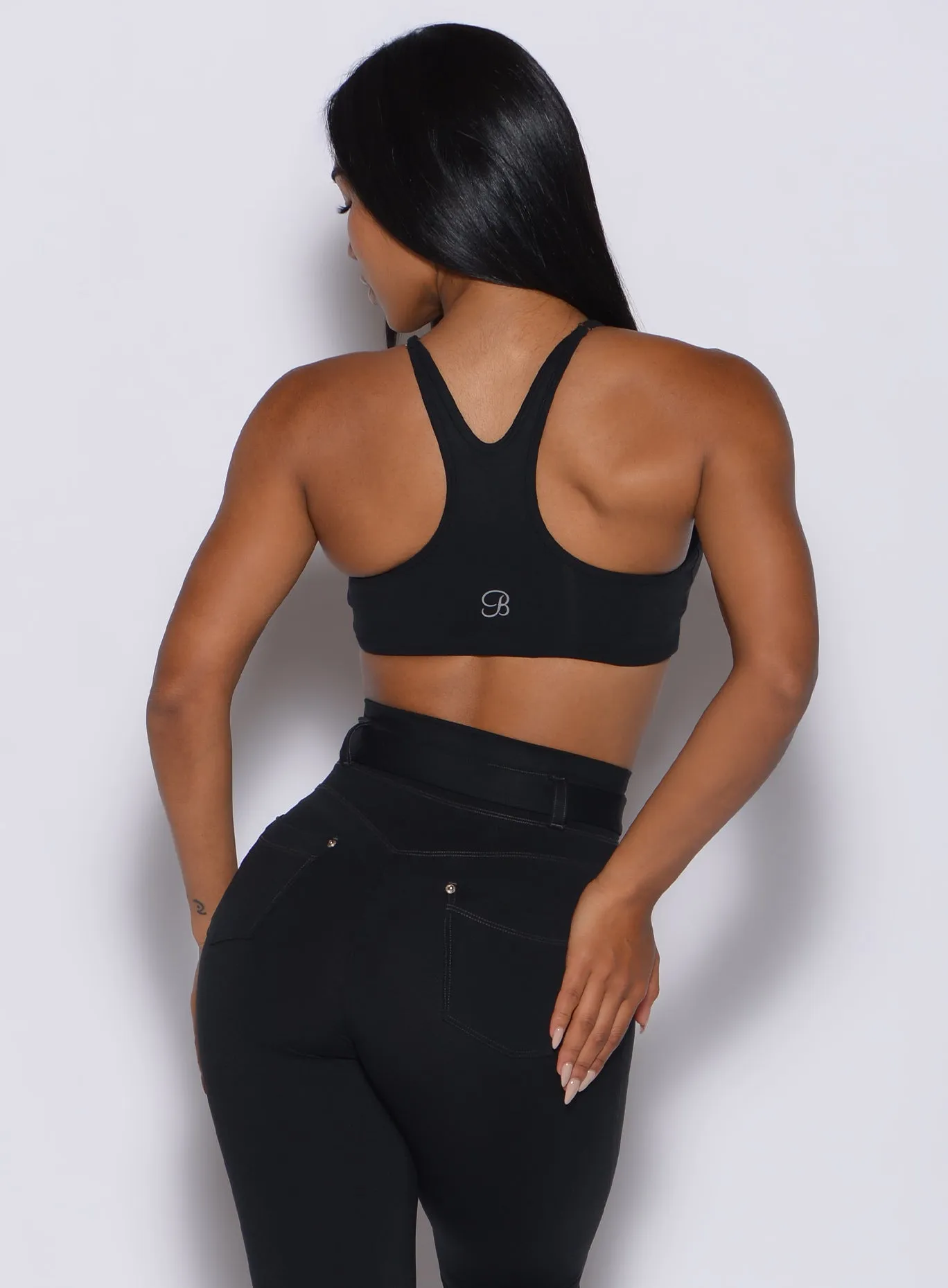 High Neck Crop Bra sold by Bombshell Sportswear product image thumbnail 3