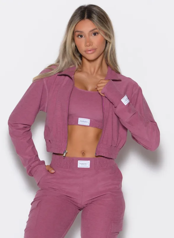 Cloud Crop Jacket sold by Bombshell Sportswear