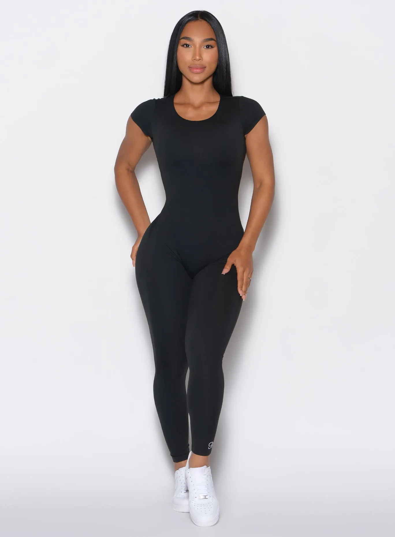 Open Back Tee Bodysuit sold by Bombshell Sportswear product image thumbnail 3