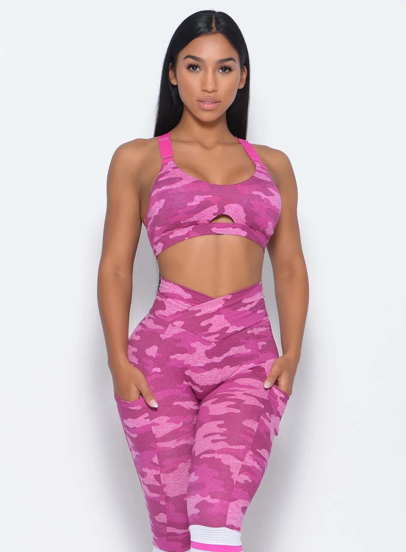 Fit Camo Sports Bra sold by Bombshell Sportswear product image thumbnail 3