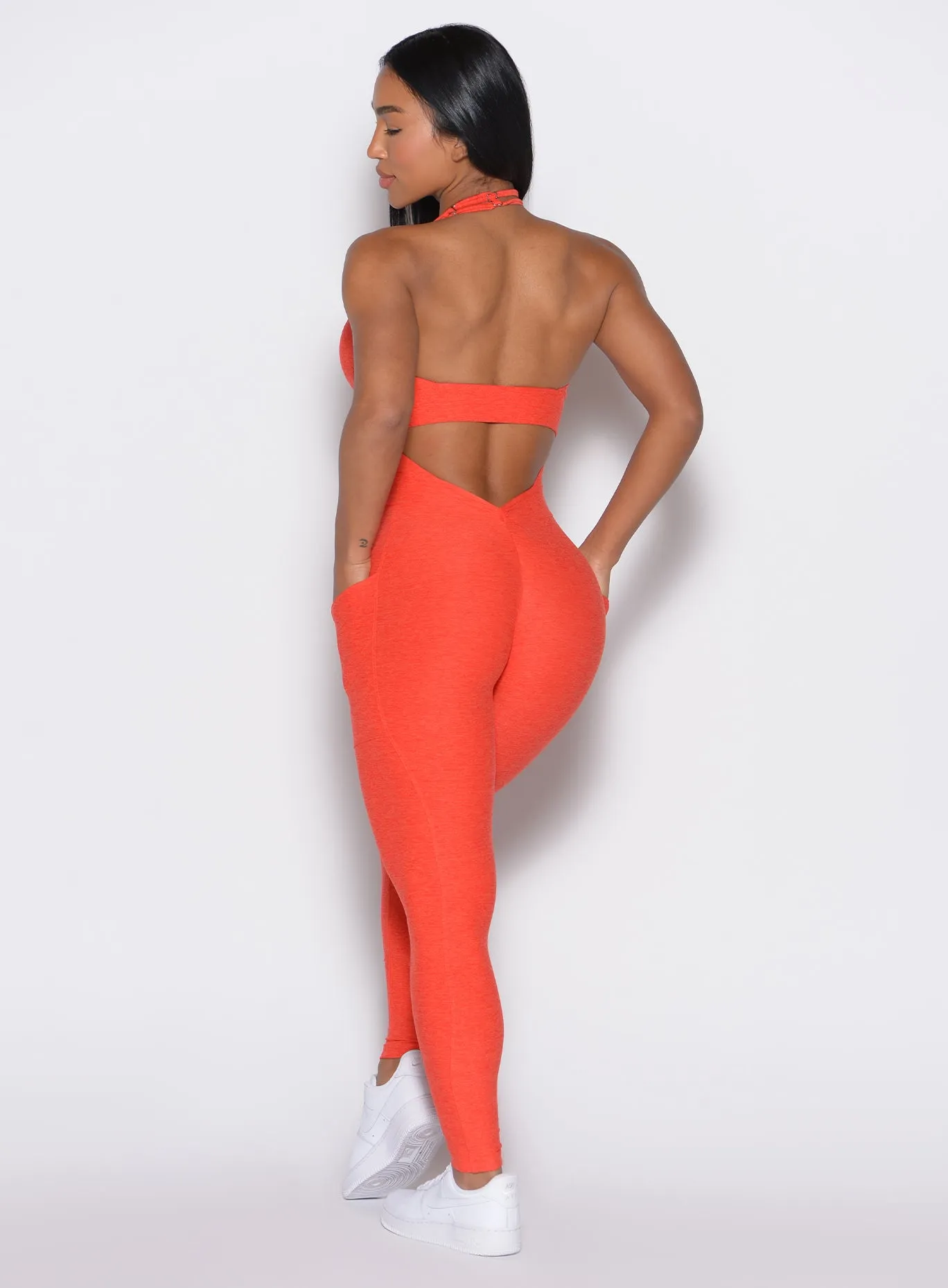 Backless Pocket Bodysuit sold by Bombshell Sportswear product image thumbnail 3