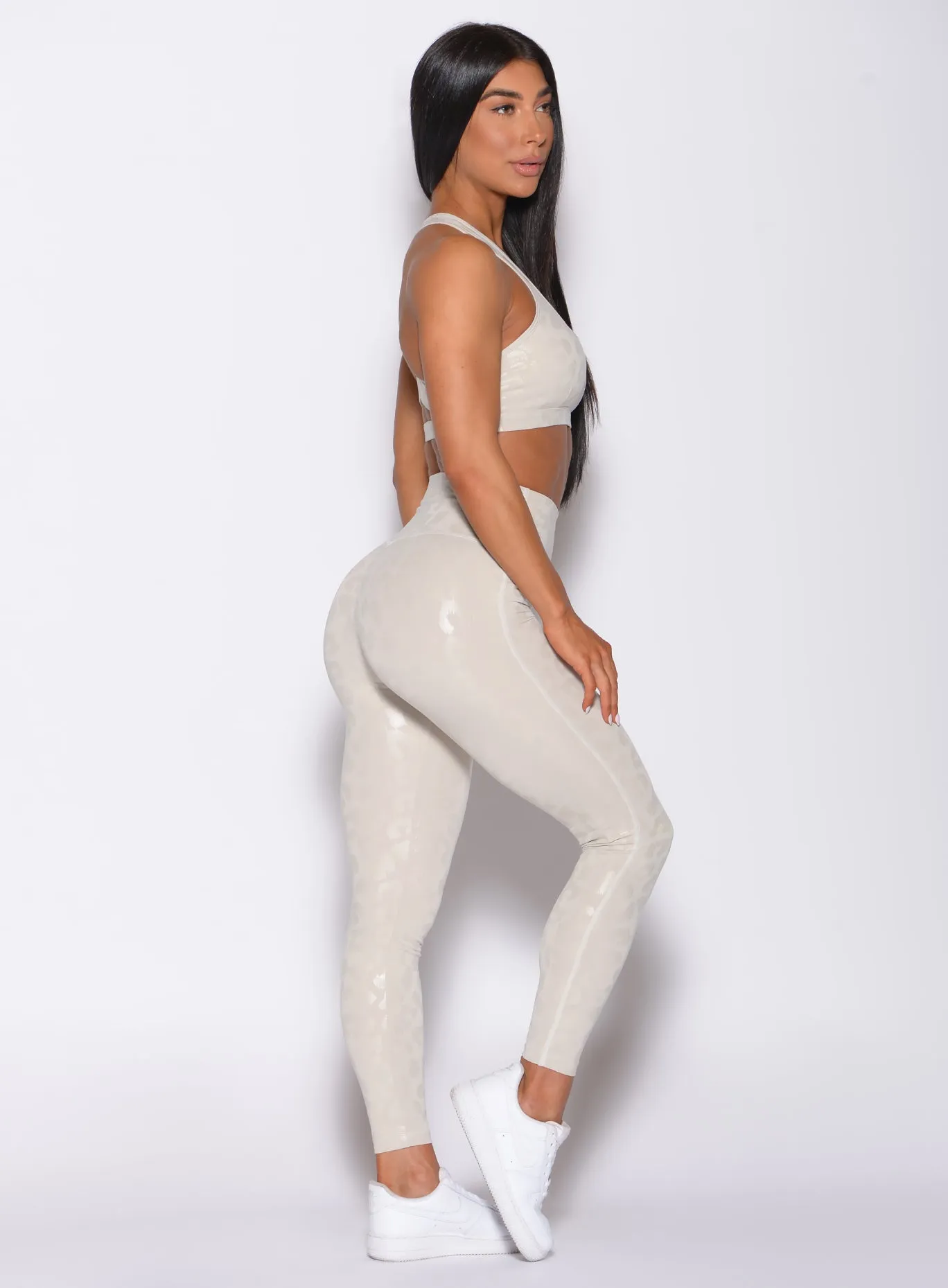 Shine Leopard Leggings sold by Bombshell Sportswear product image thumbnail 4