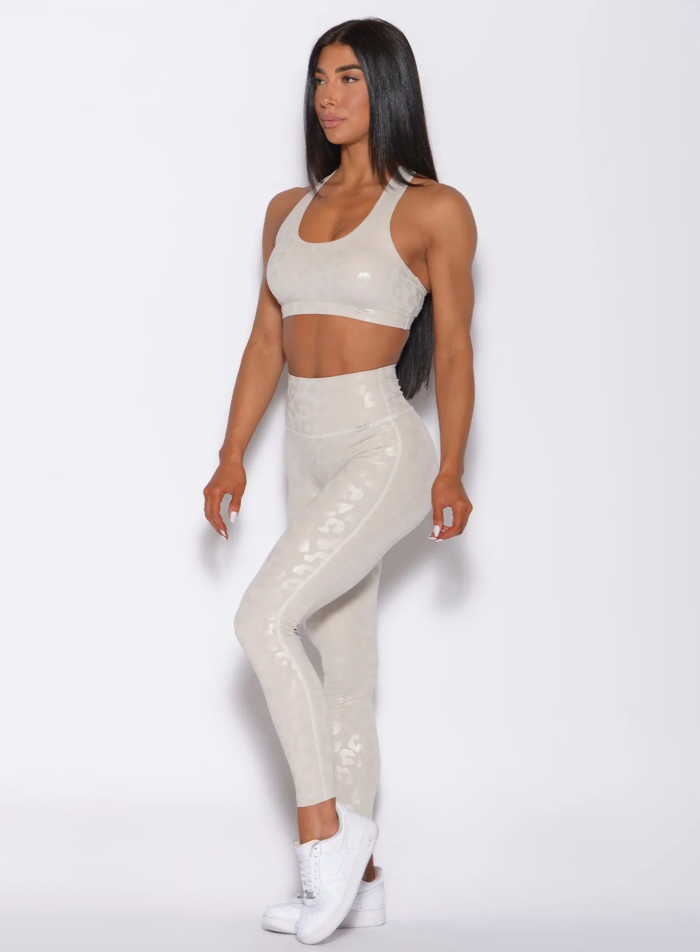 Shine Leopard Leggings sold by Bombshell Sportswear product image thumbnail 3