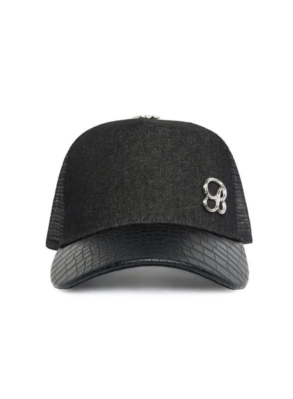 Denim Crocodile Hat sold by Bombshell Sportswear