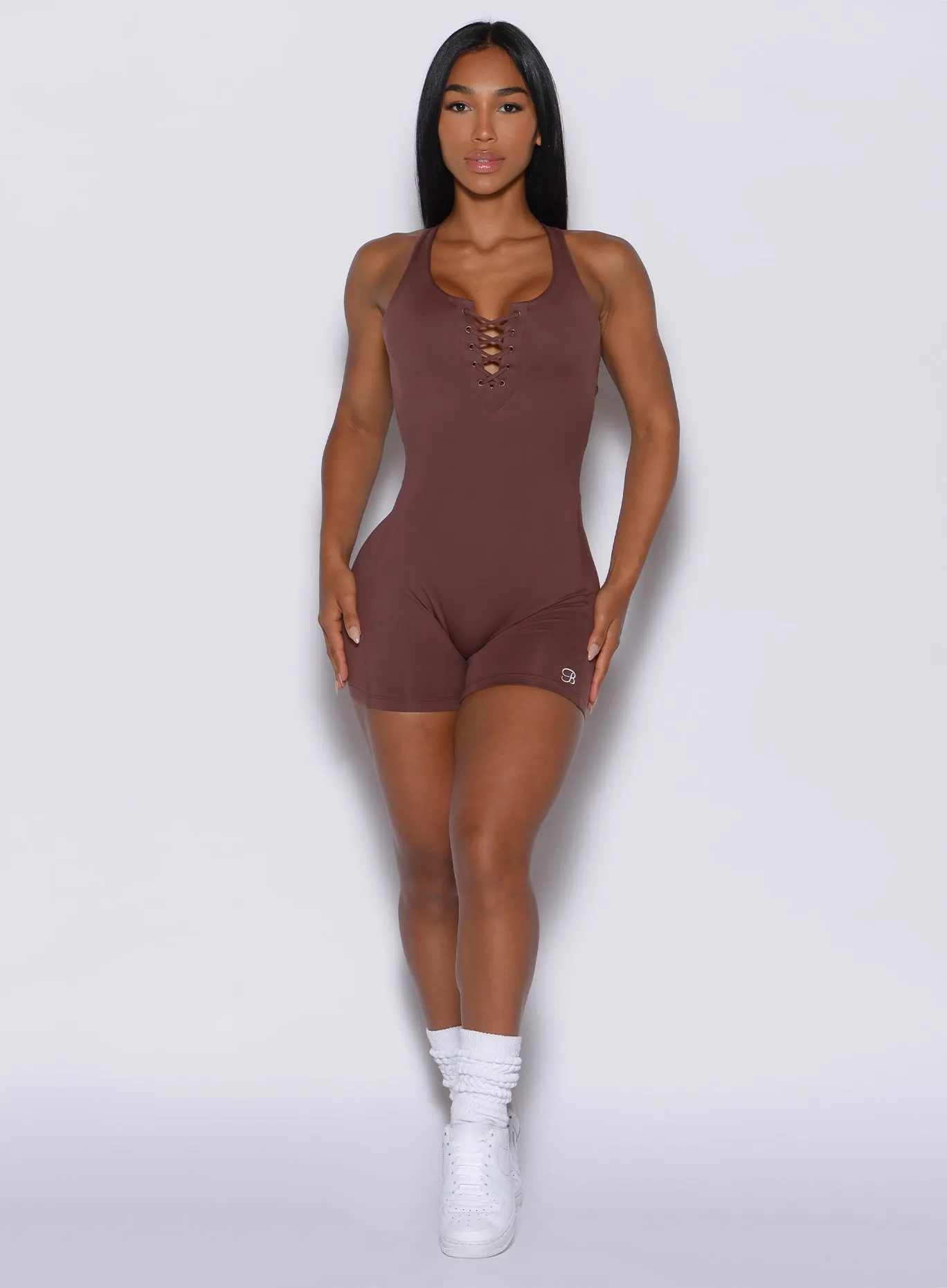 Laced Bodysuit Shorts sold by Bombshell Sportswear product image thumbnail 3