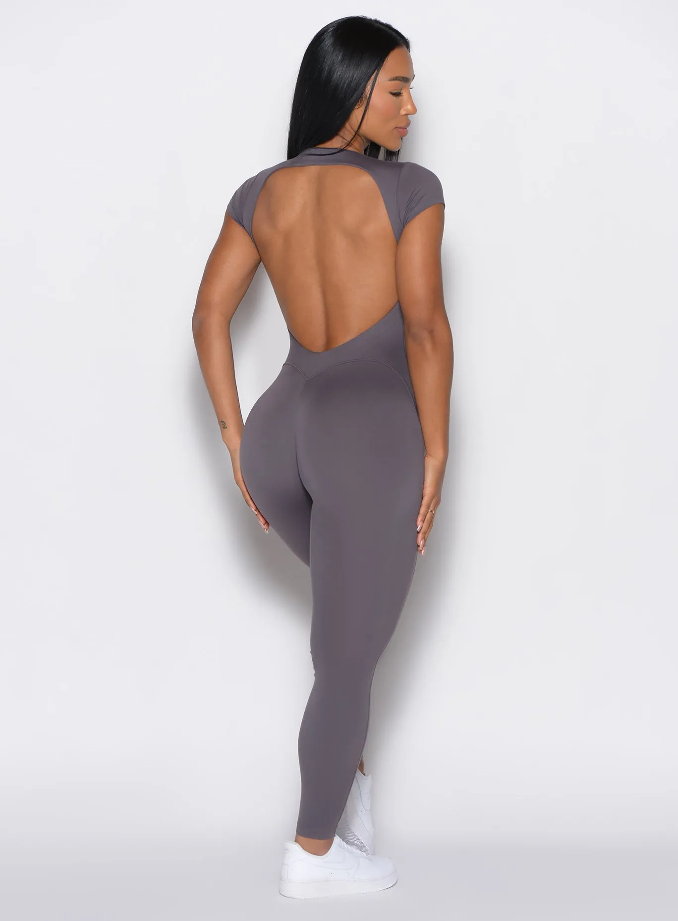 Open Back Tee Bodysuit sold by Bombshell Sportswear