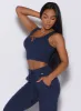 Henley Long Bra sold by Bombshell Sportswear