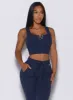 Henley Long Bra sold by Bombshell Sportswear