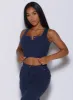 Henley Long Bra sold by Bombshell Sportswear